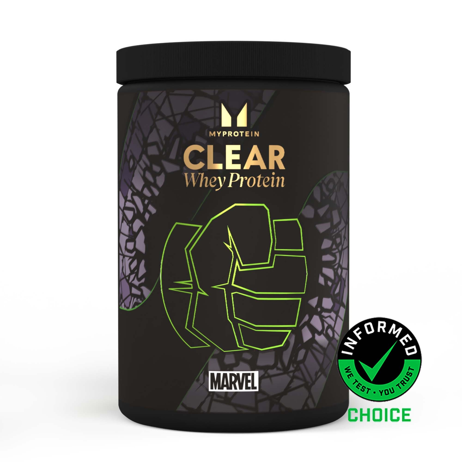 Myprotein UK MyProtein Clear Whey Protein Powder - 500g - 20servings - Hulk - Green Plum & Kiwi