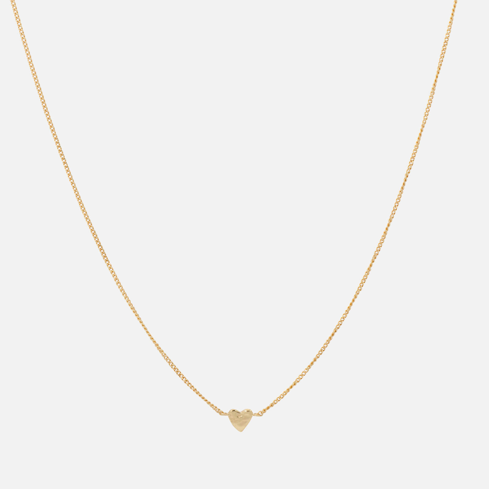 Image of anna + nina Te Quiero 14-K Gold Plated Sterling Silver Necklace