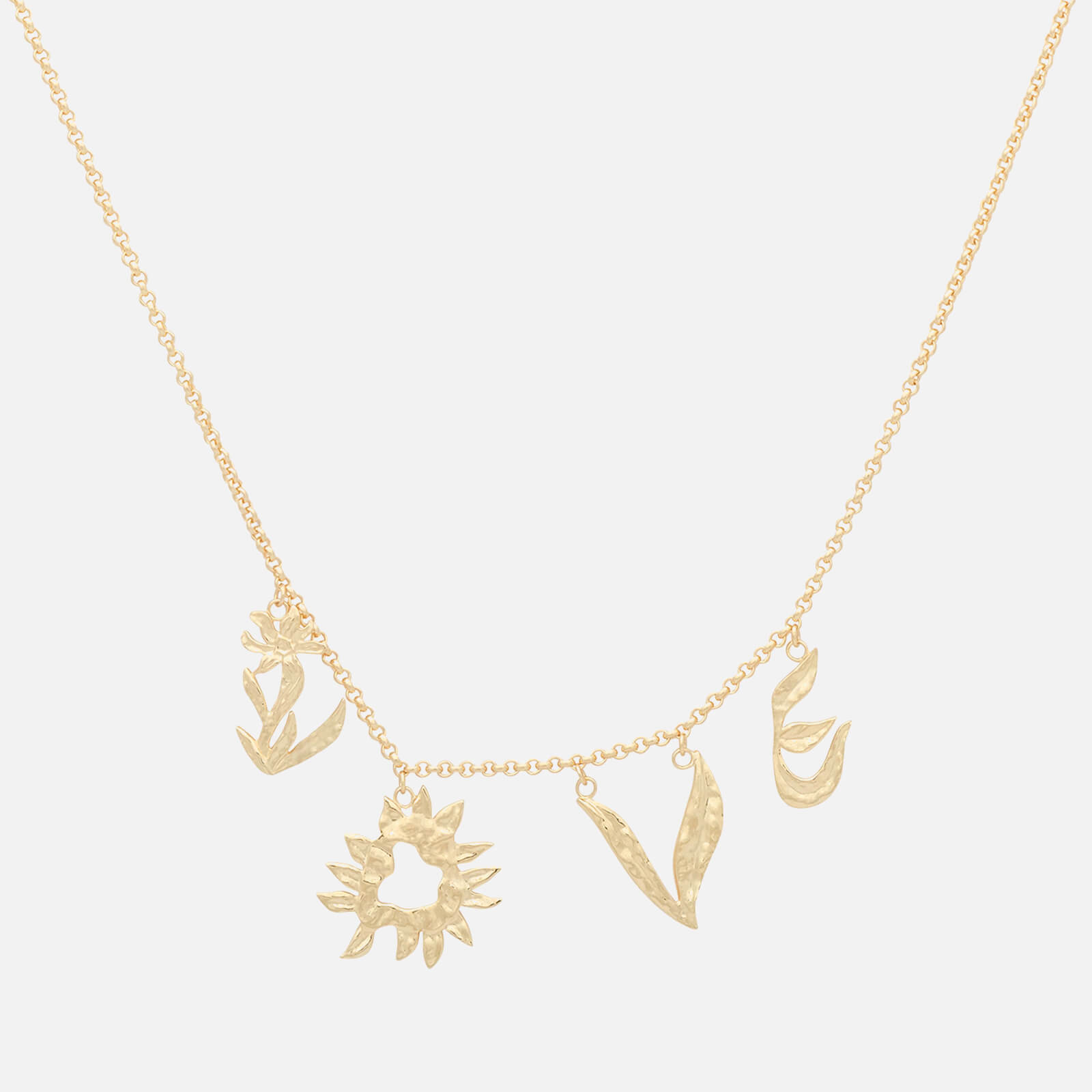 Image of anna + nina Bonfire Gold-Plated Sterling Silver Choker