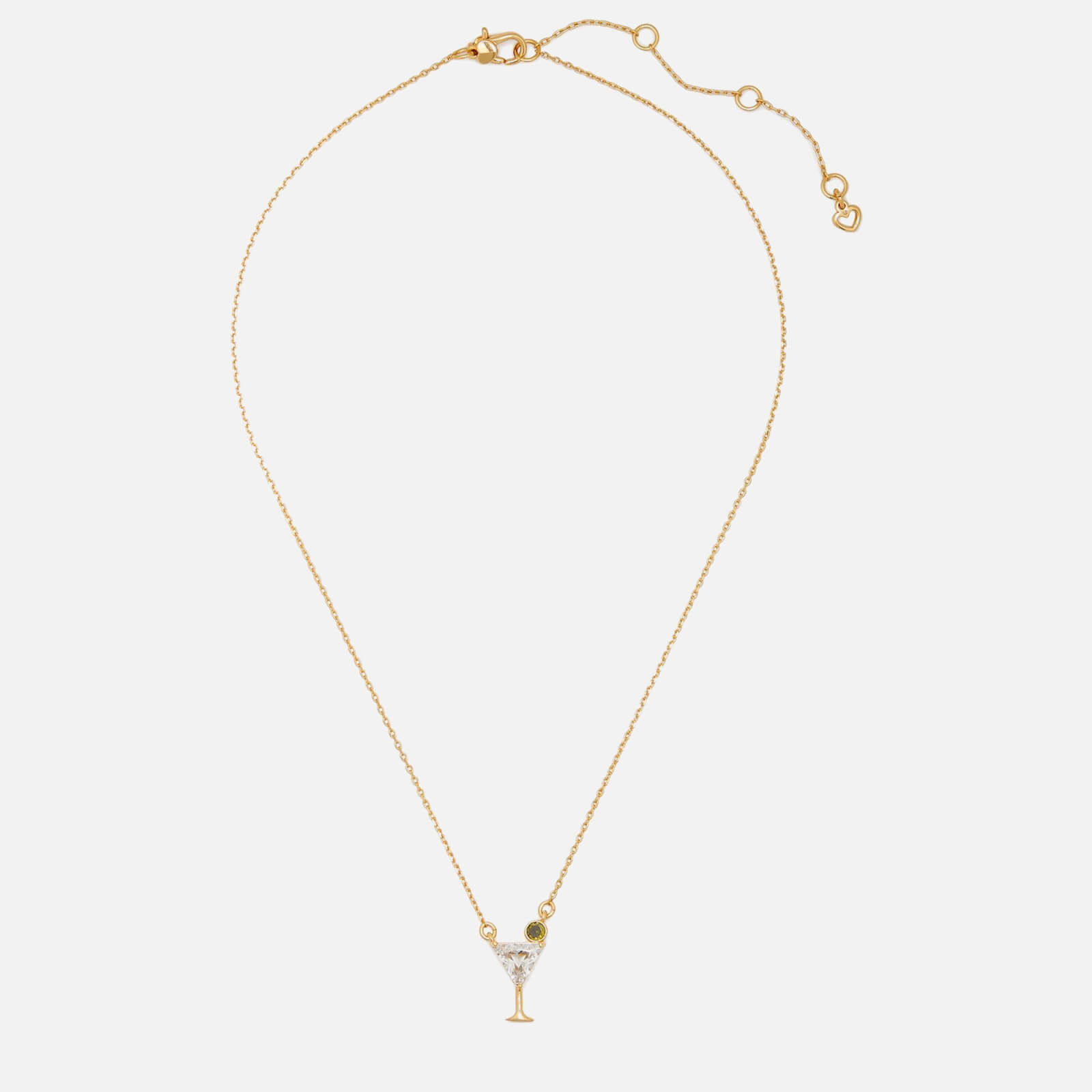kate spade new york cocktail mini gold-plated necklace