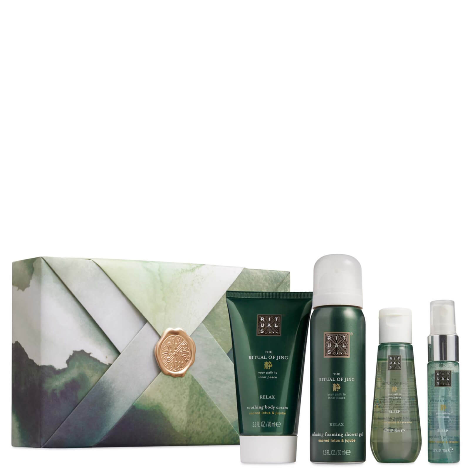 Image of Rituals The Ritual of Jing Subtle Floral Lotus & Jujube Body Small Gift Set
