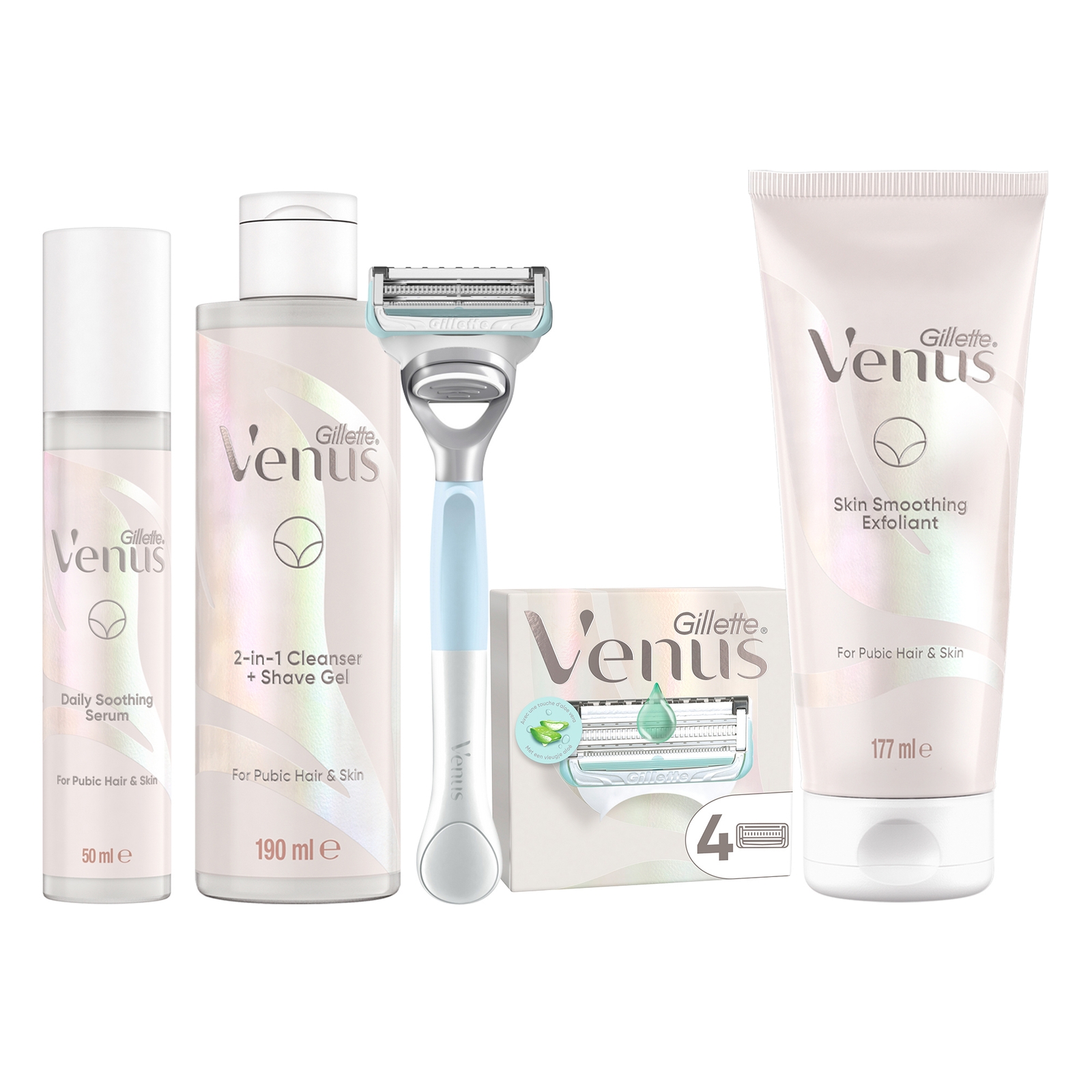 Venus Pubic Hair & Skin with Aloe Vera - Full Regime