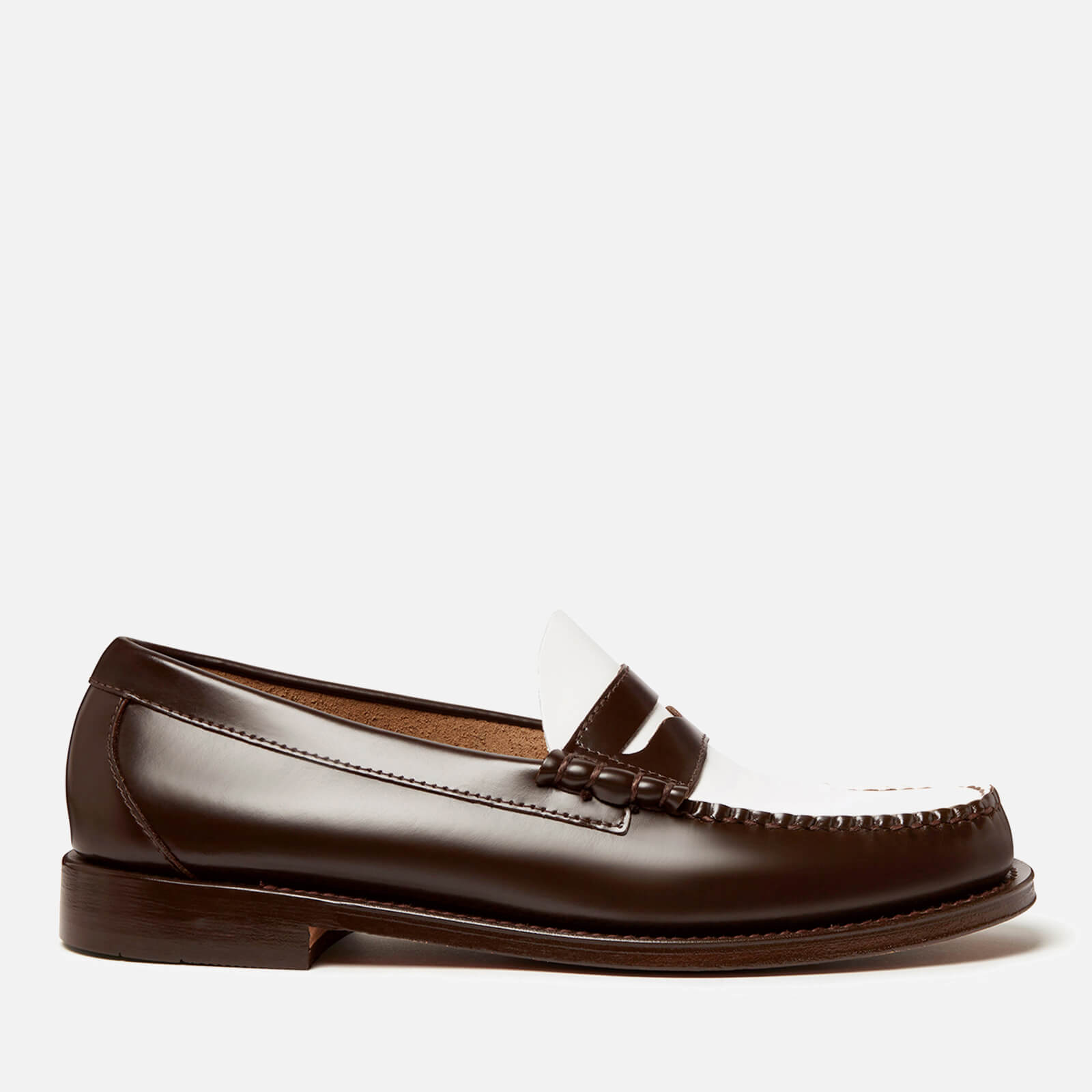 g.h.bass men's weejun heritage larson leather loafers - uk 9