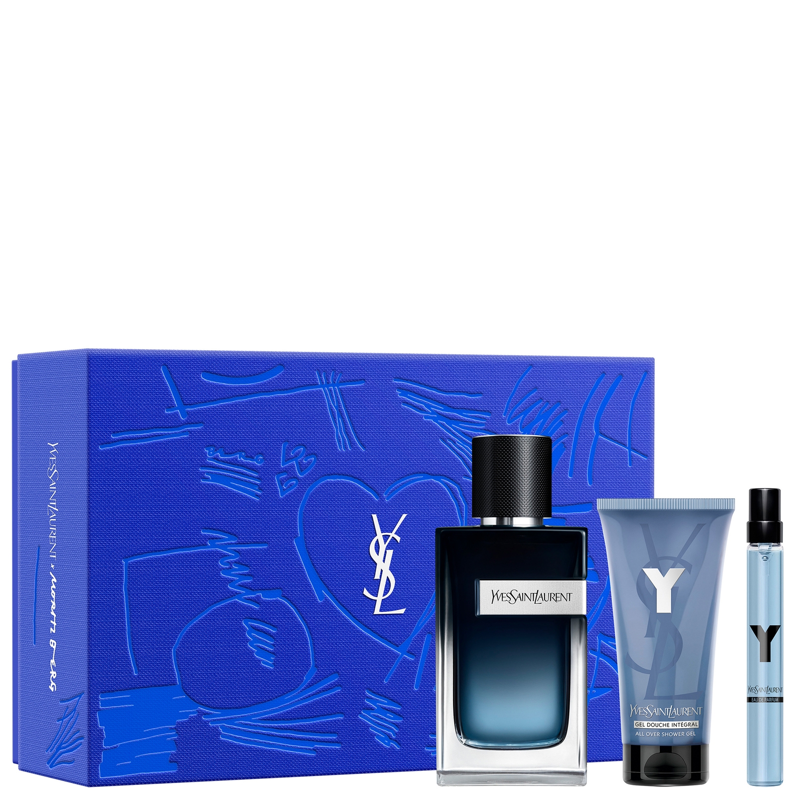 Photos - Women's Fragrance Yves Saint Laurent Y Eau de Parfum 100ml, Trial Size and 50ml Shower Gel S 