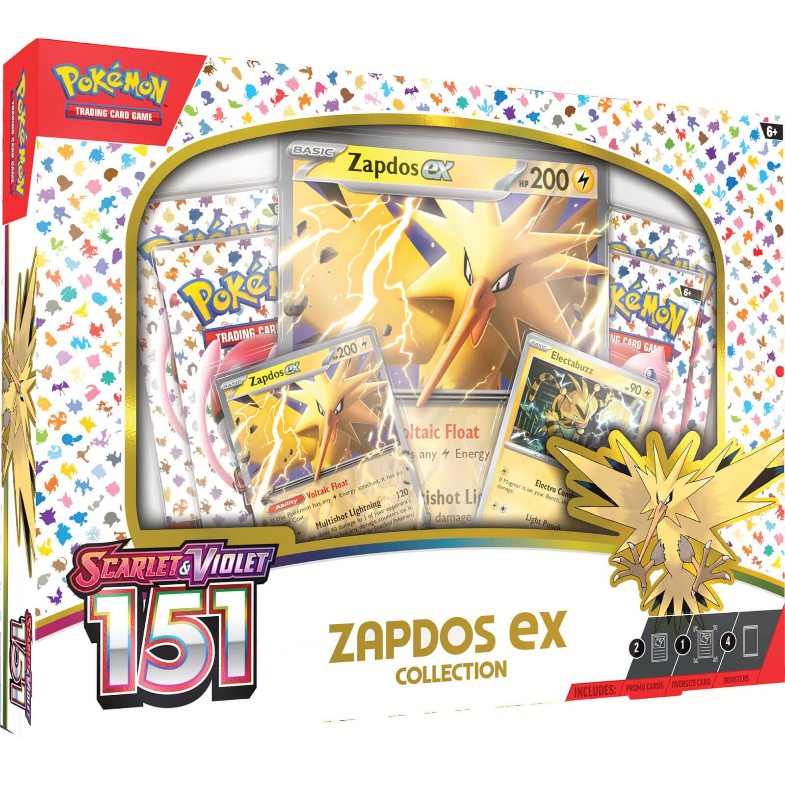 Image of Pokemon TCG: Scarlet & Violet 3.5: 151 – Zapdos ex Collection