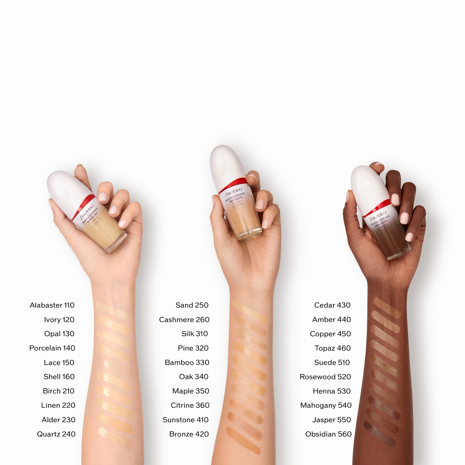 Thumbnail - Shiseido Revitalessence Glow Foundation 30 ml (Verschiedene Farbtöne) - 120 Ivory