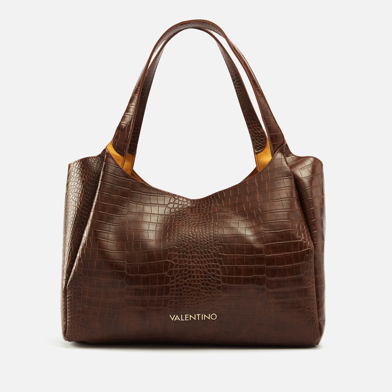 Valentino Wool Faux Croc Effect Leather Tote Bag product