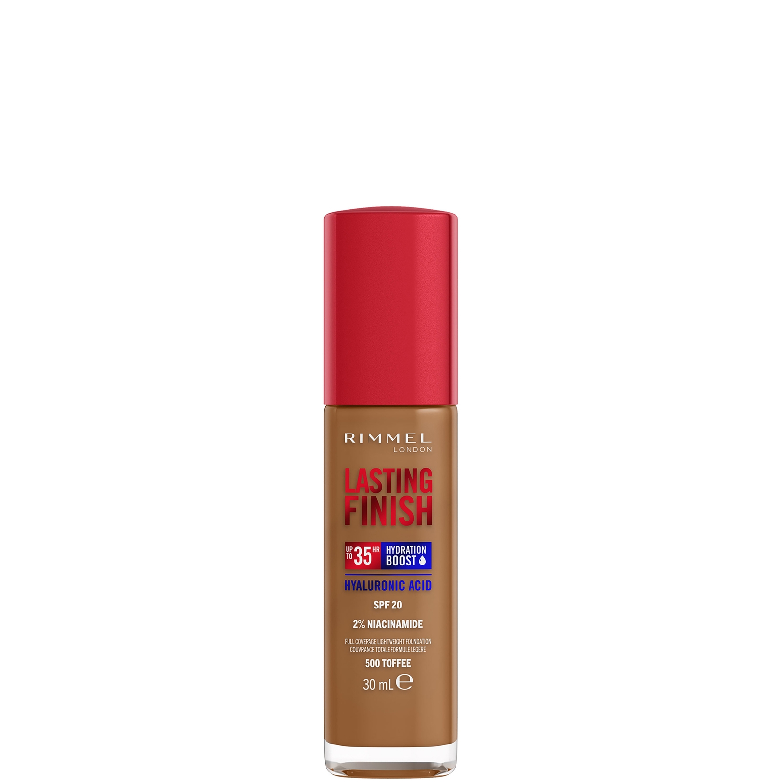 Image of Rimmel Lasting Finish 35Hr fondotinta 30 ml (varie tonalità) - 500 Toffee051