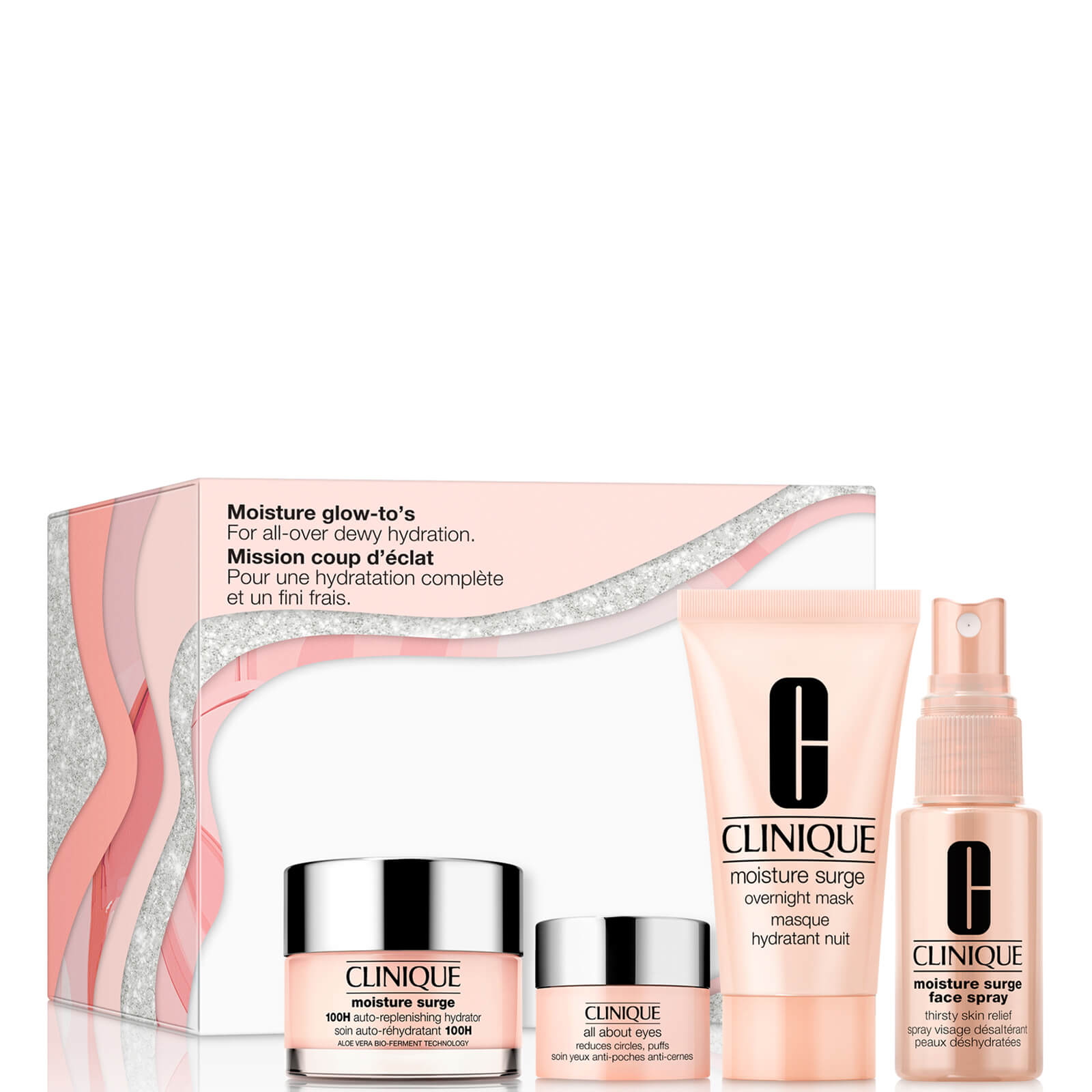 

Clinique Moisture Surge Glow To's: Hydrating Skincare Gift Set