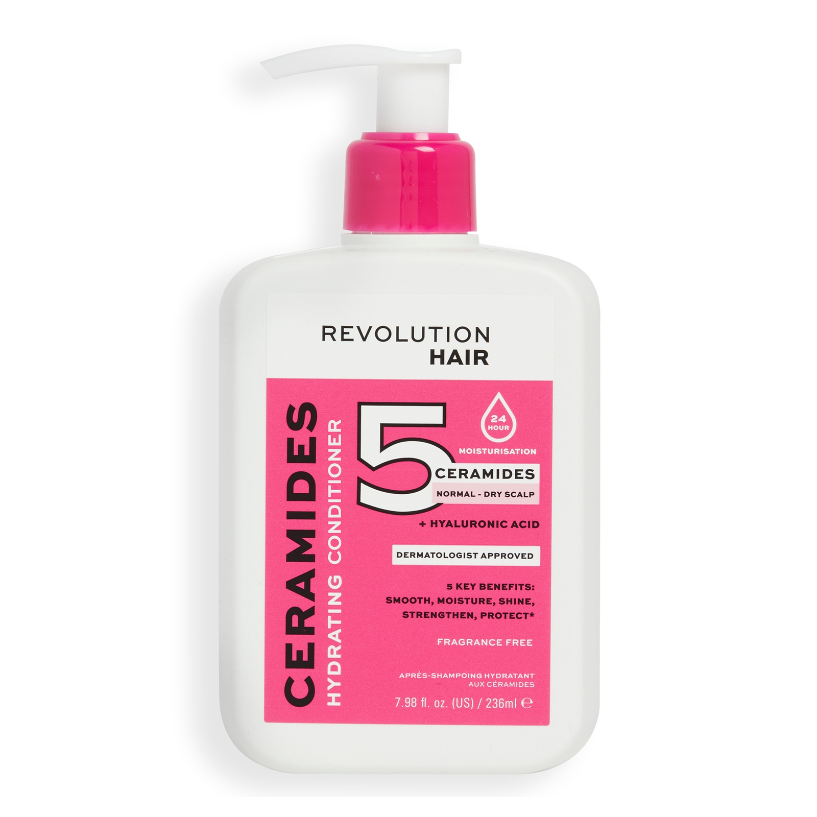 Photos - Hair Product Revolution Haircare 5 Ceramides and Hyaluronic Acid Hydrating Conditioner 