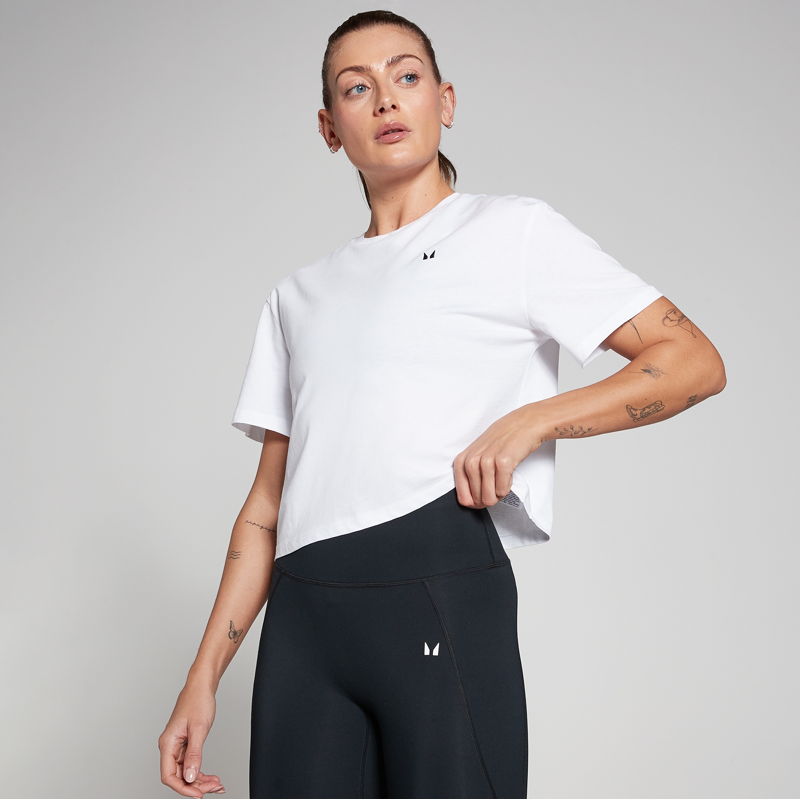 MP Női Basics Boxy Crop Top - Fehér - XXS