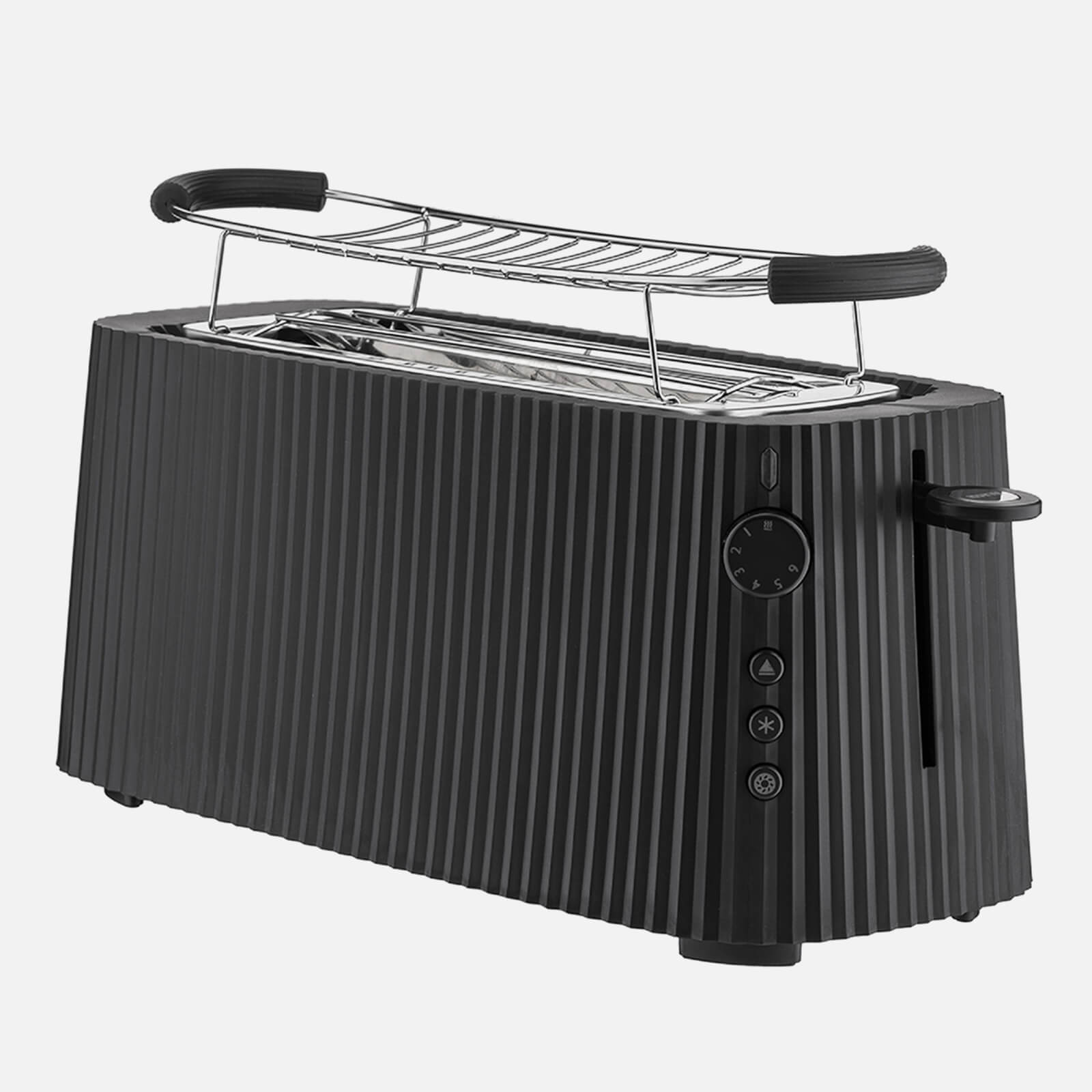 Alessi Plisse Toaster - 4 Slot - Black