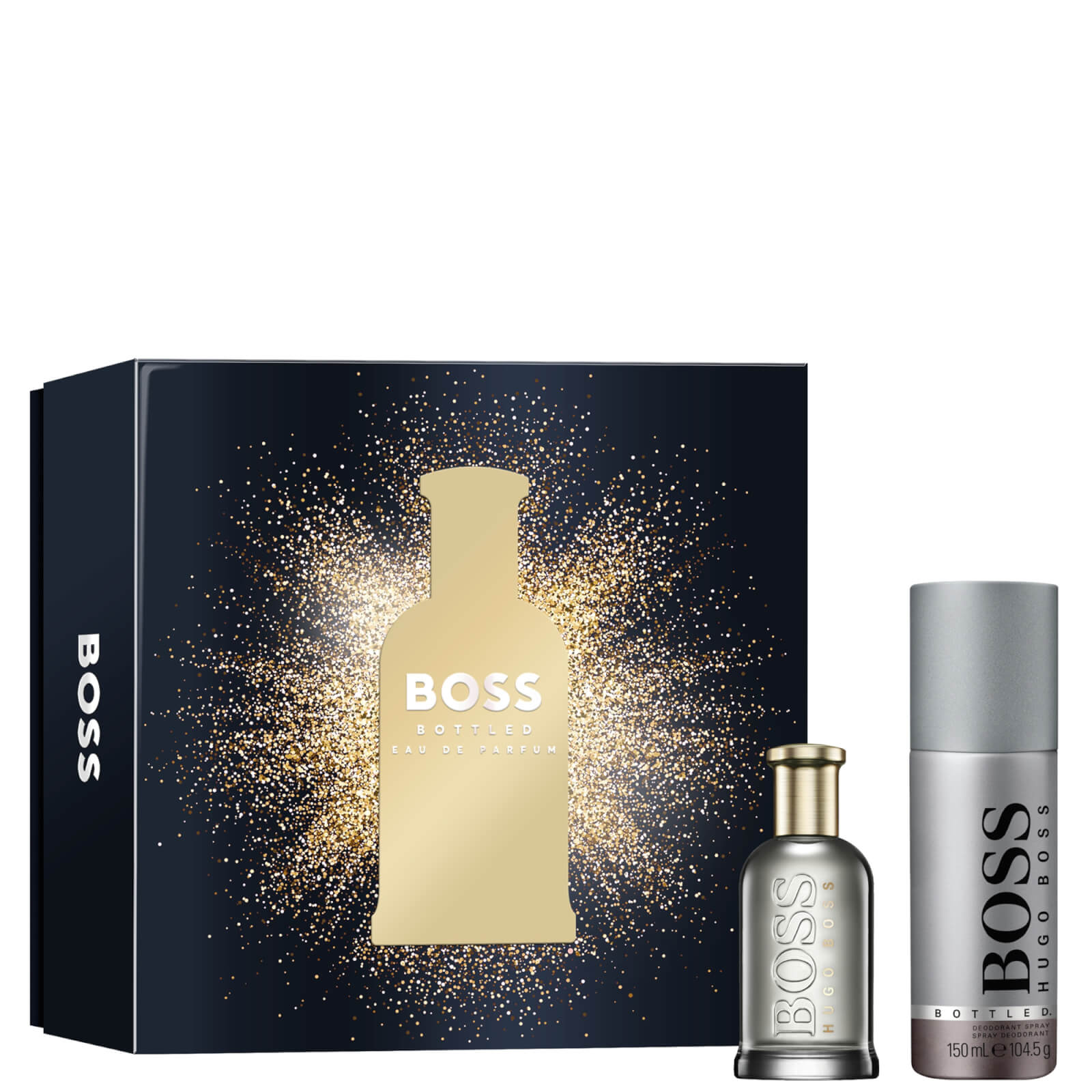 Hugo Boss Christmas 2023 Boss Bottled For Him Eau De Parfum Spray 50ml Gift Set In White