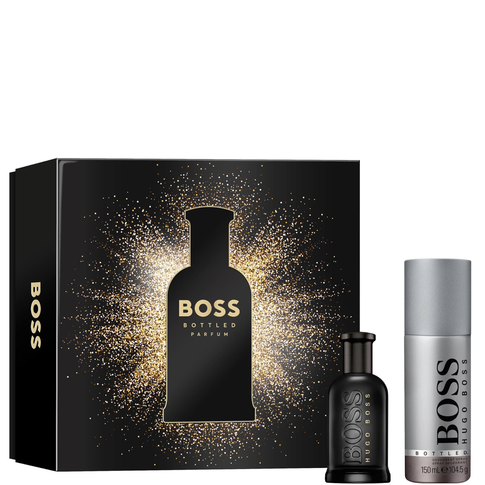 Hugo Boss Christmas 2023 Boss Bottled For Him Parfum Spray 50ml Gift Set In White