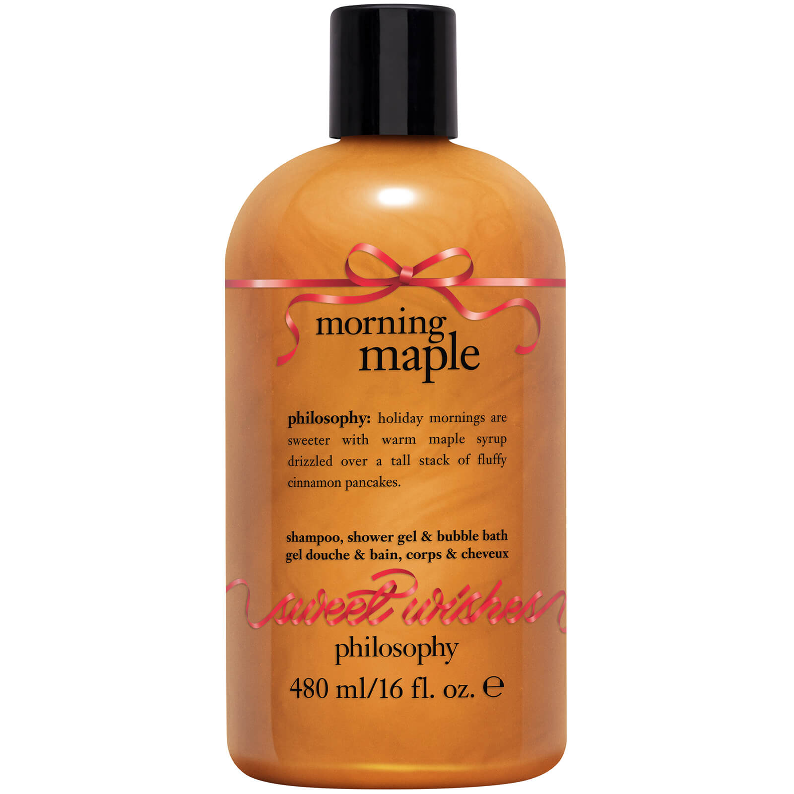 

philosophy Christmas 2023 Morning Maple Shower Gel and Bubble Bath 480ml
