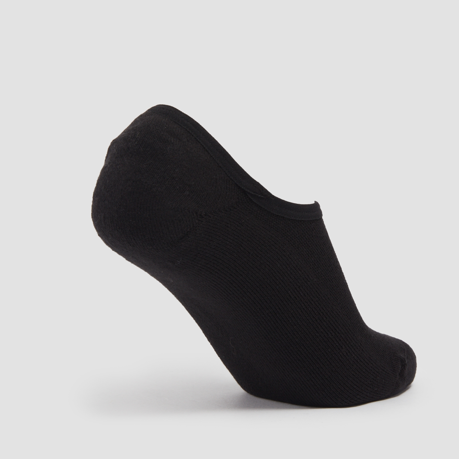 MP Unisex Invisible Socks (3 Pack) - Black - UK 6-8