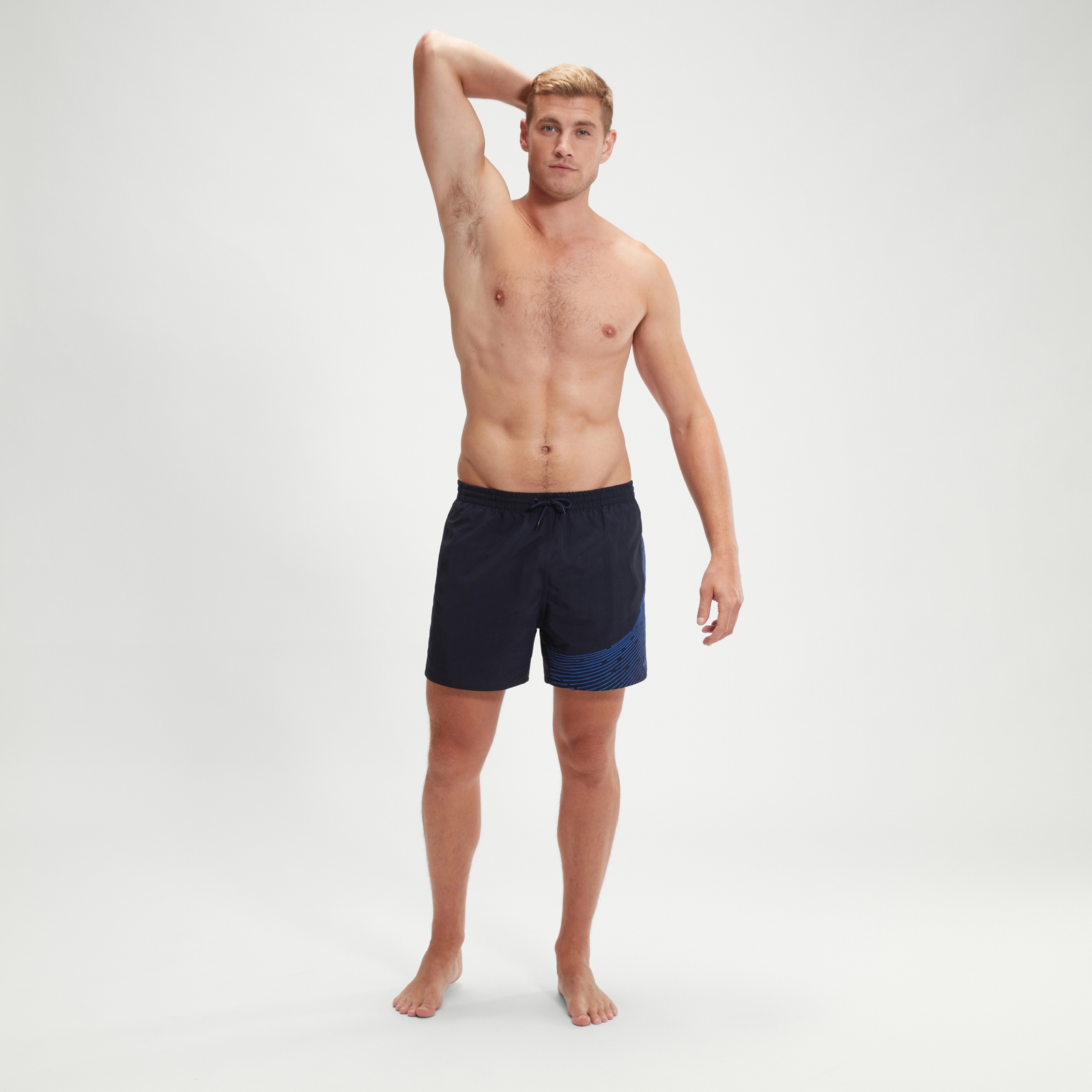 Men's Hyper Boom Logo 16'' Swim Shorts Navy/Blue
