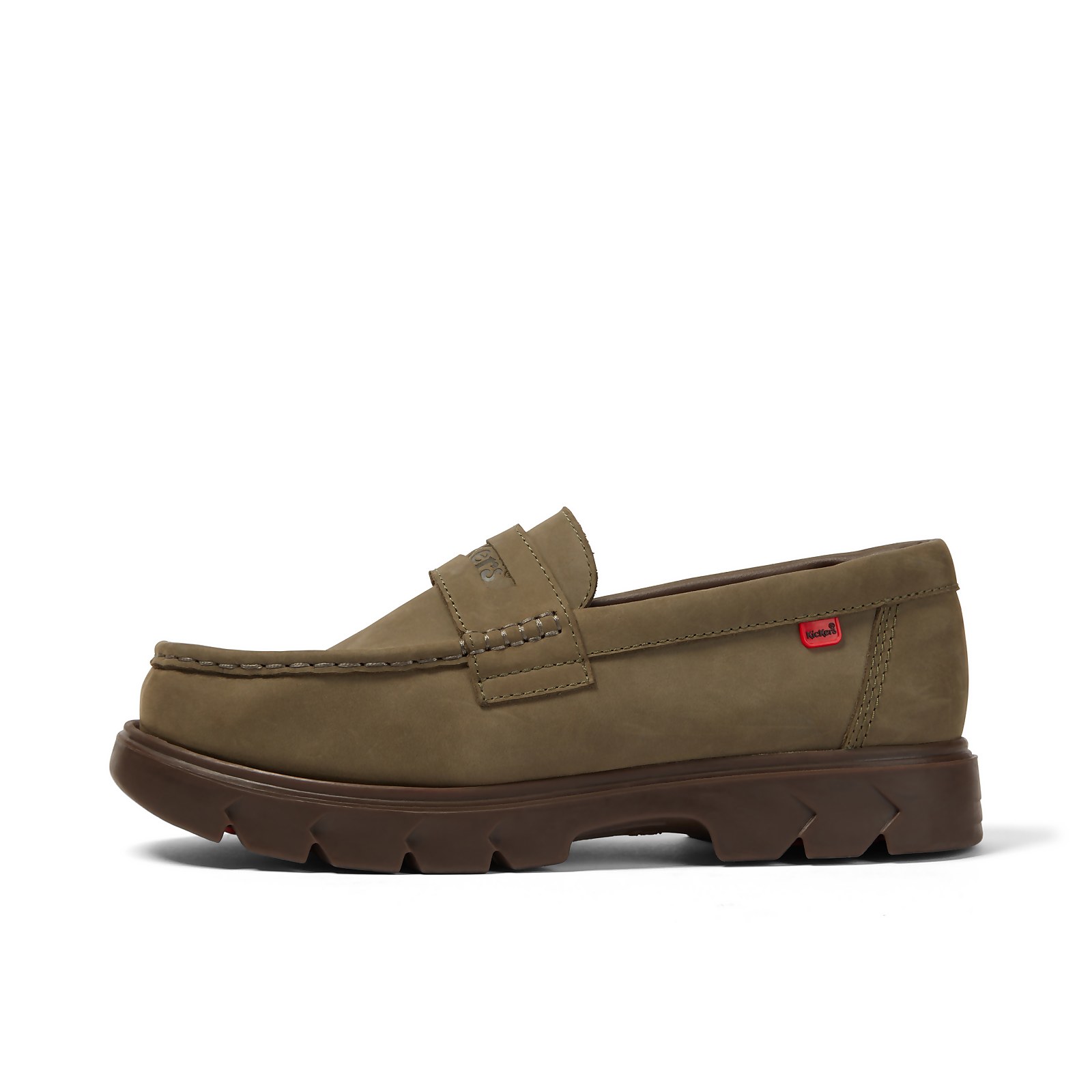 Adult Unisex Lennon Loafer Leather Dark Green