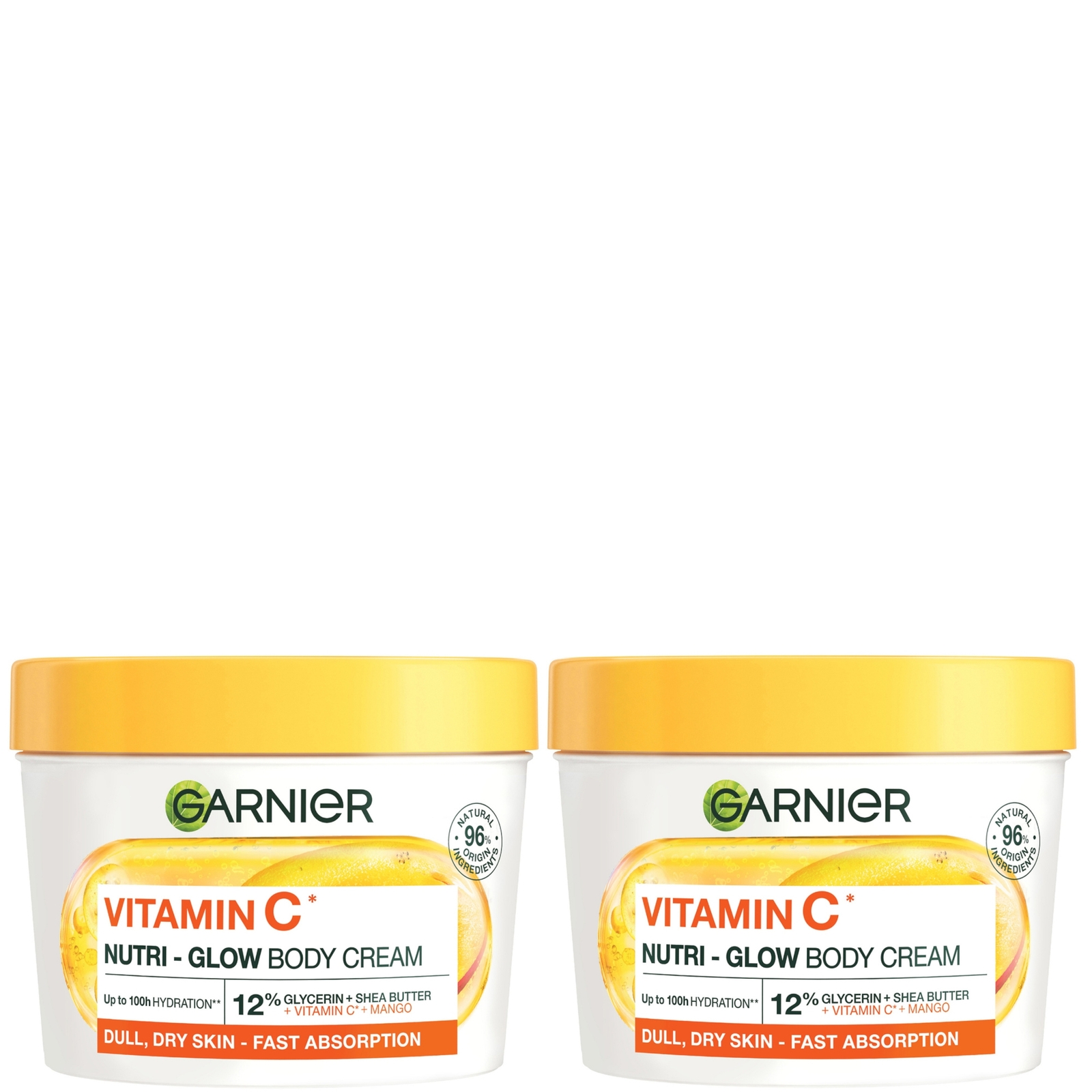 Image of Garnier Body Superfood, Nourishing Body Cream Duos - Vitamin C and Mango051