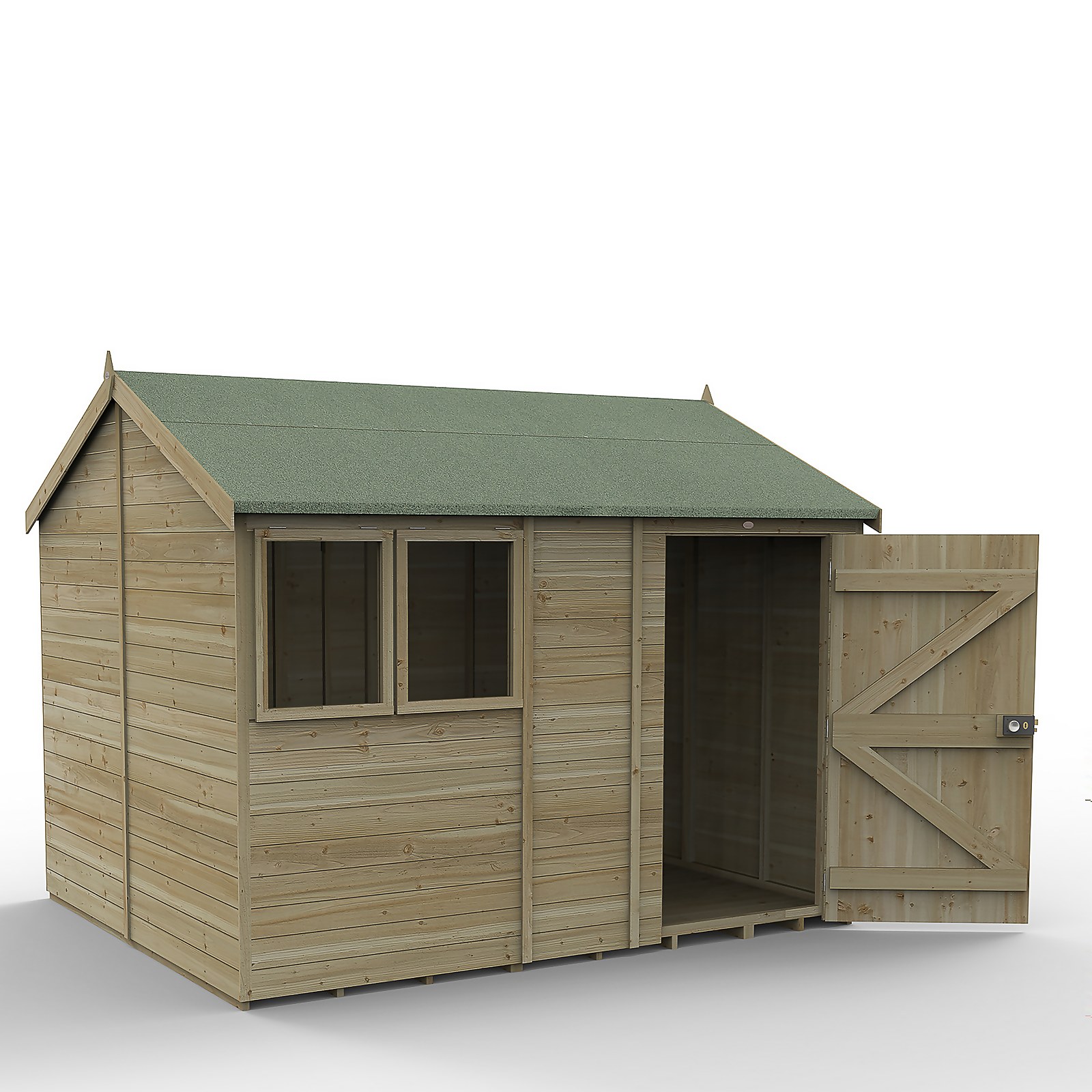 Timberdale 10x8  Reverse Apex Shed (Home Delivery)