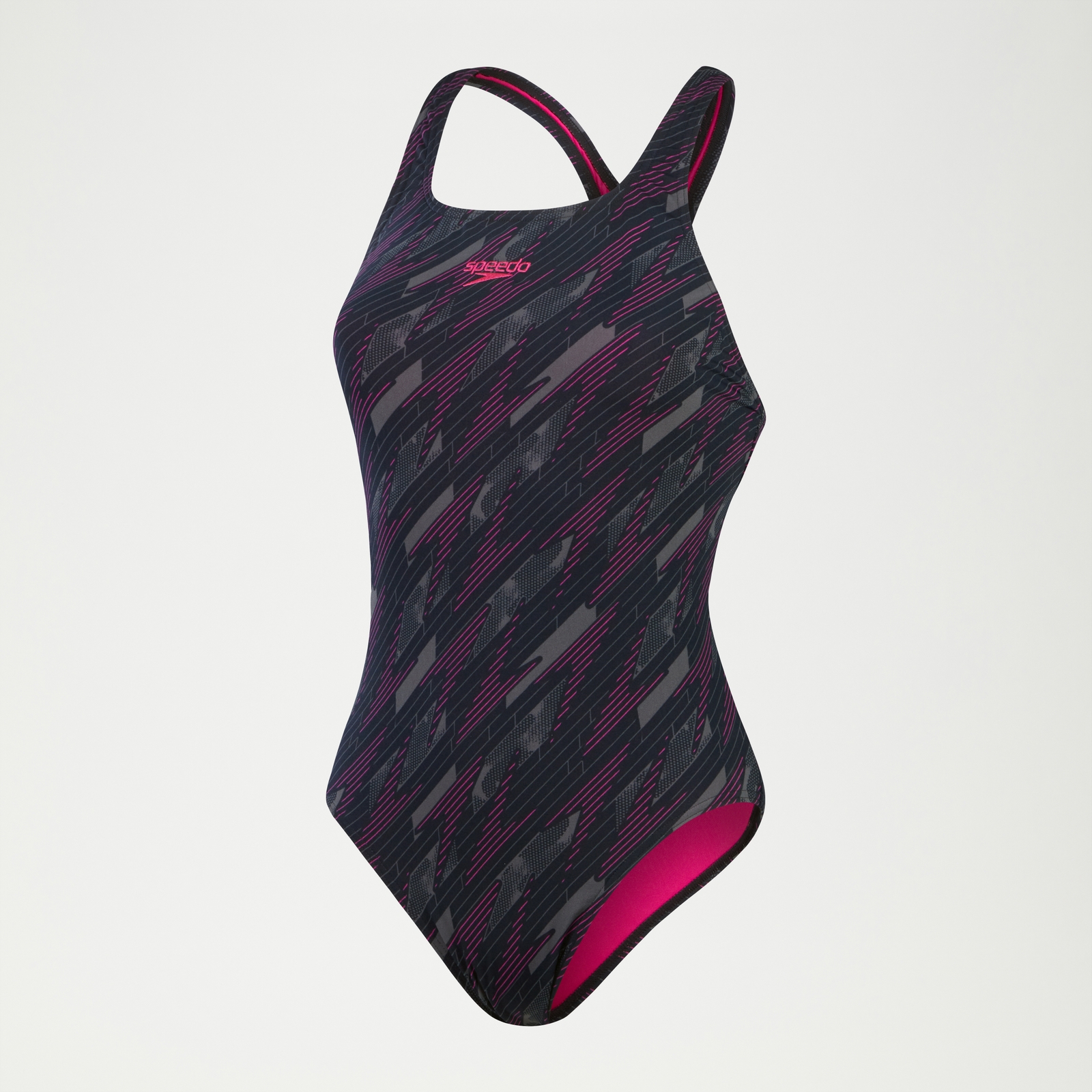 Women's HyperBoom Medalist Swimsuit Black/Pink