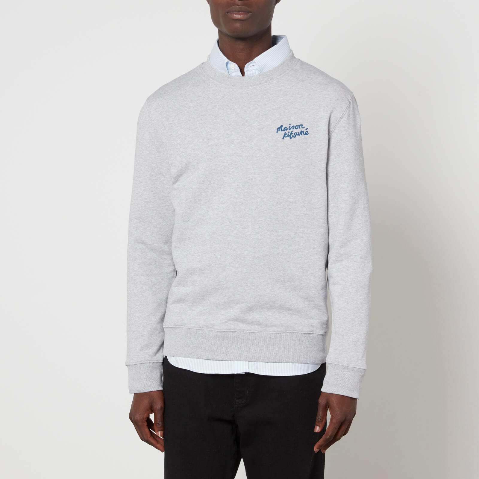 Maison Kitsuné Handwriting Cotton-Jersey Sweatshirt - M