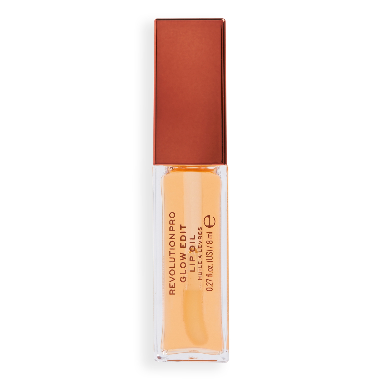 Shop Revolution Pro Glow Edit Lip Oil - Soleil Orange 8ml