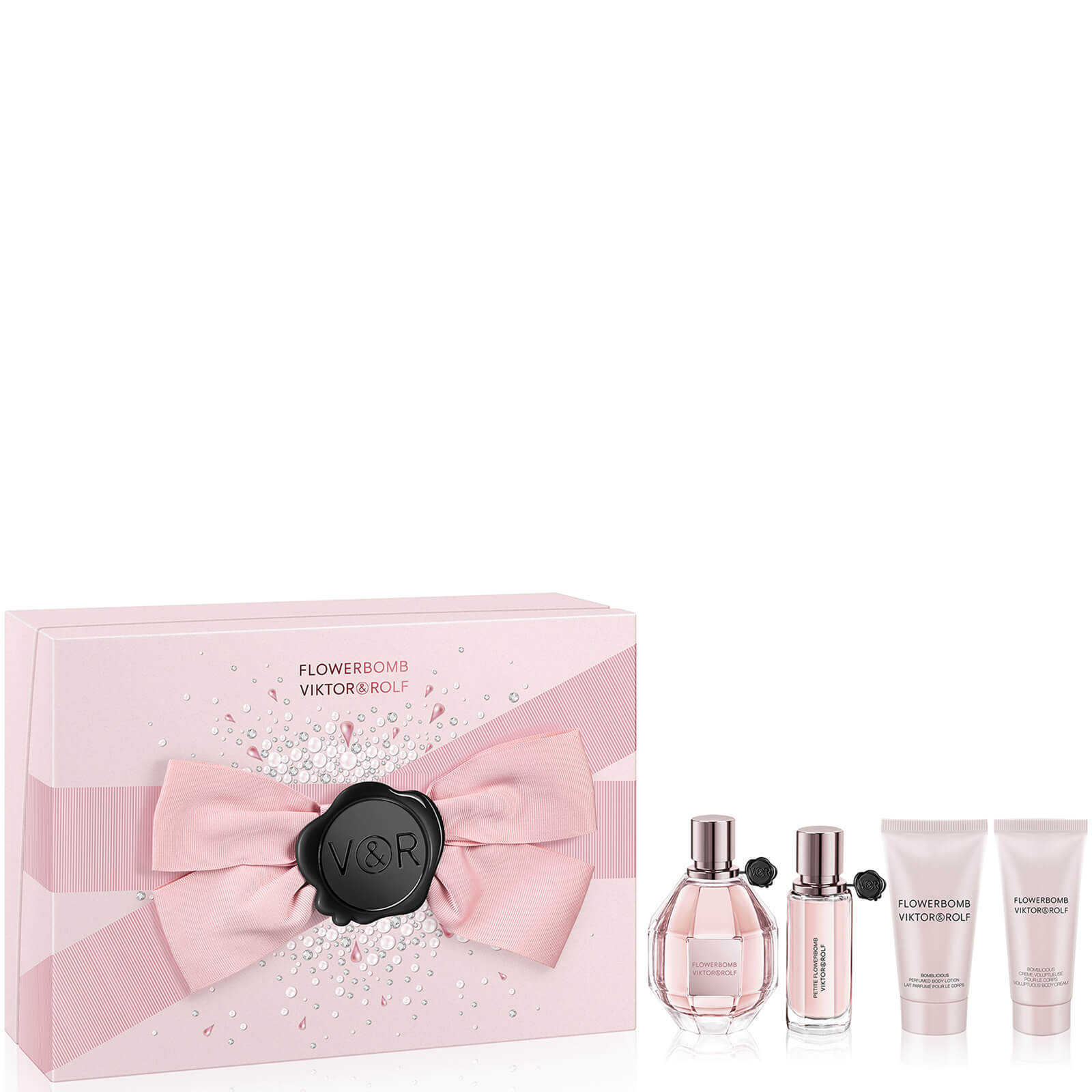 Viktor & Rolf Flowerbomb Eau De Parfum 100ml Gift Set In Pink