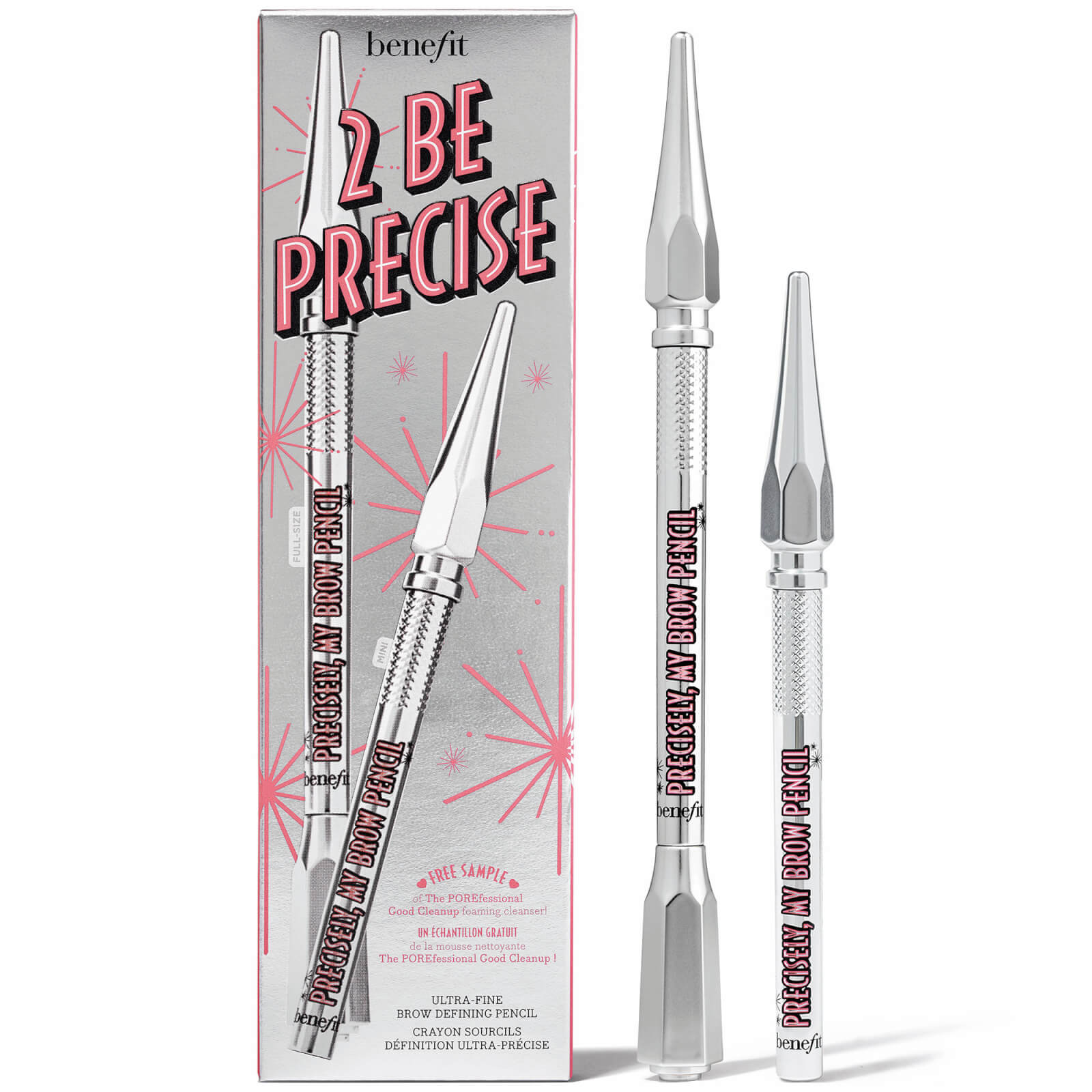 Benefit 2 Be Precise - Precisely My Brow Ultra Fine Eyebrow Defining Duo Set ( Various Shades) - Sha In Shade 2 Warm Golden Blonde
