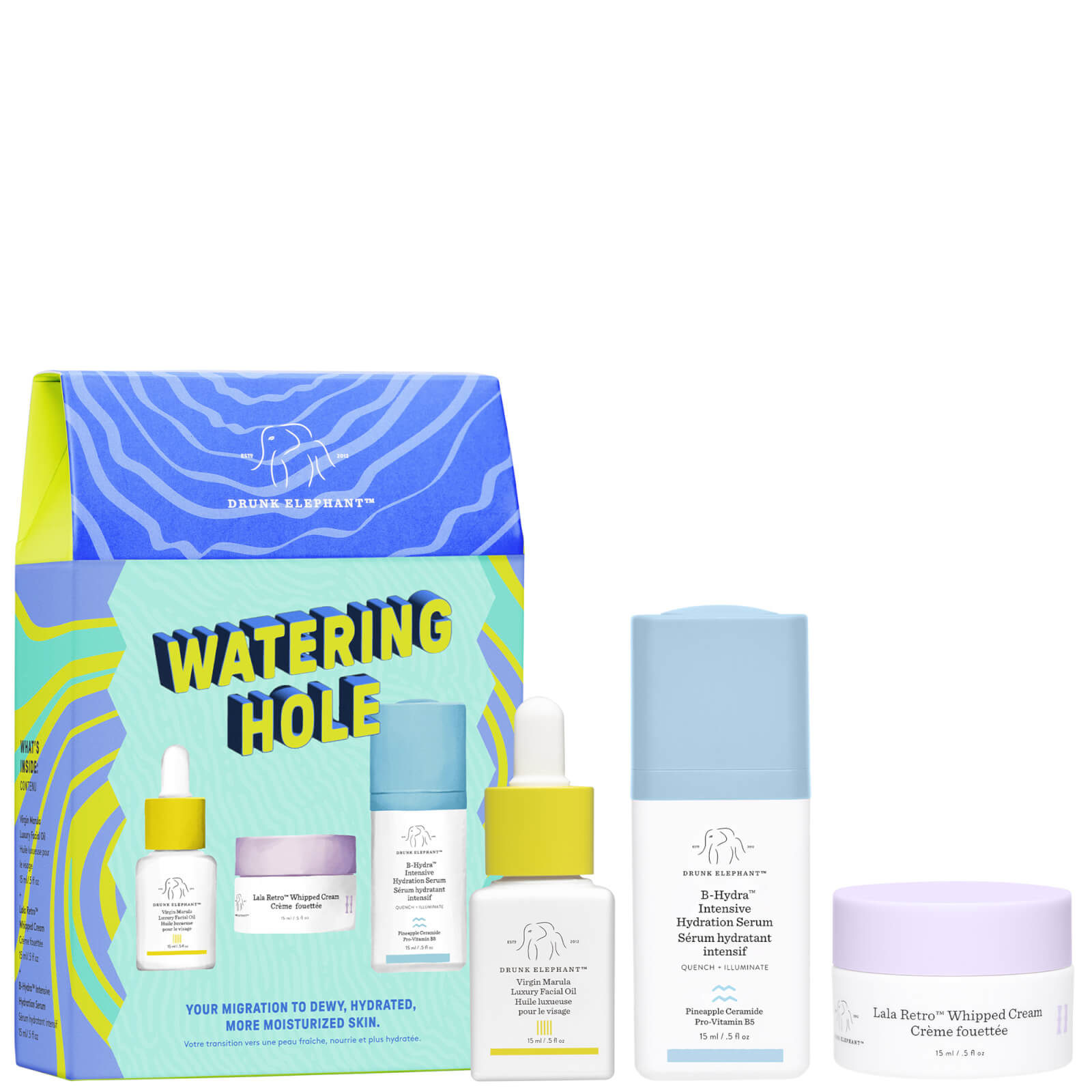 

Drunk Elephant Watering Hole Set