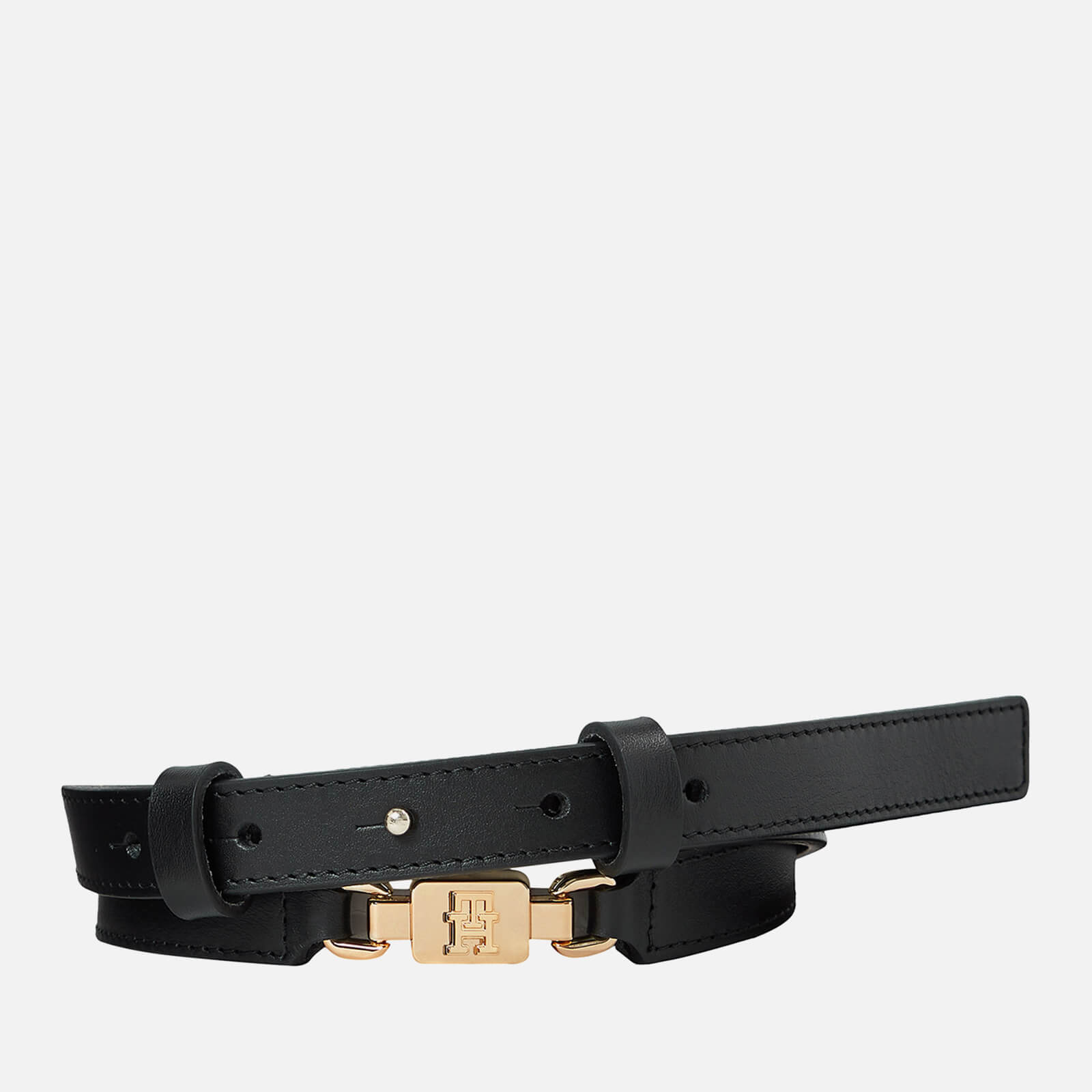 Tommy Hilfiger TH Feminine High Waist Leather Belt - 80cm