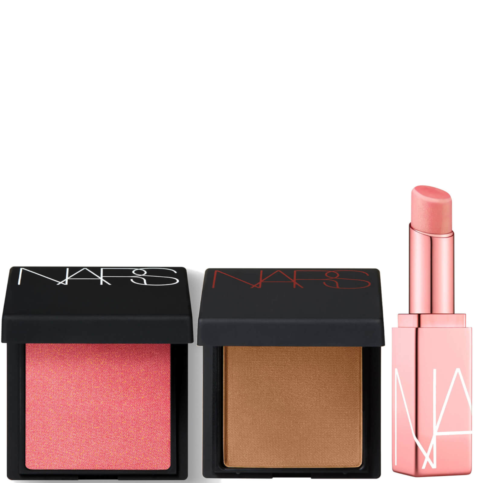 NARS Afterglow Lip Balm Orgasm, Orgasm X and Laguna Bronzer Bundle