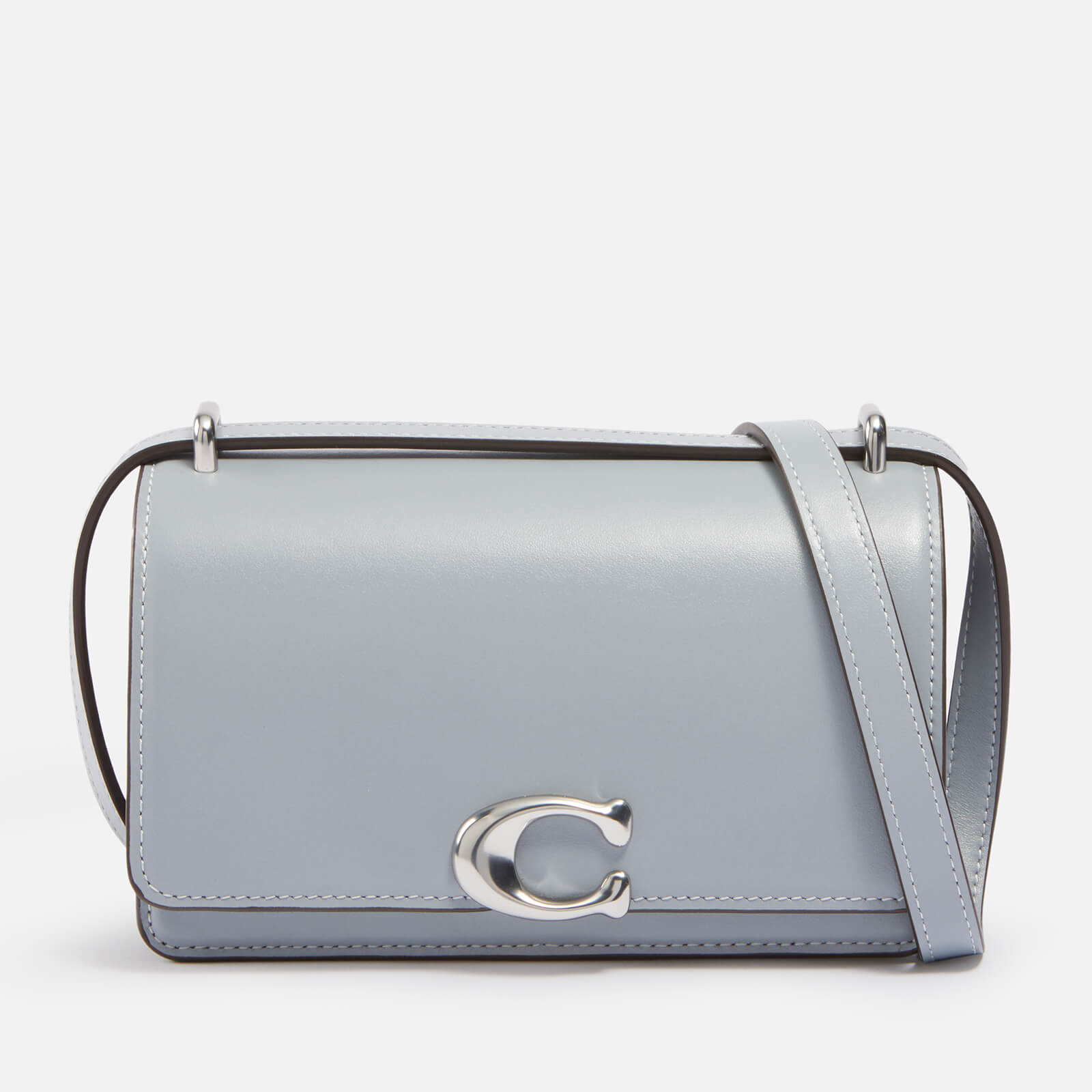 Coach Bandit Luxe Refined Calf Leather Cross Body Bag - Grey Blue