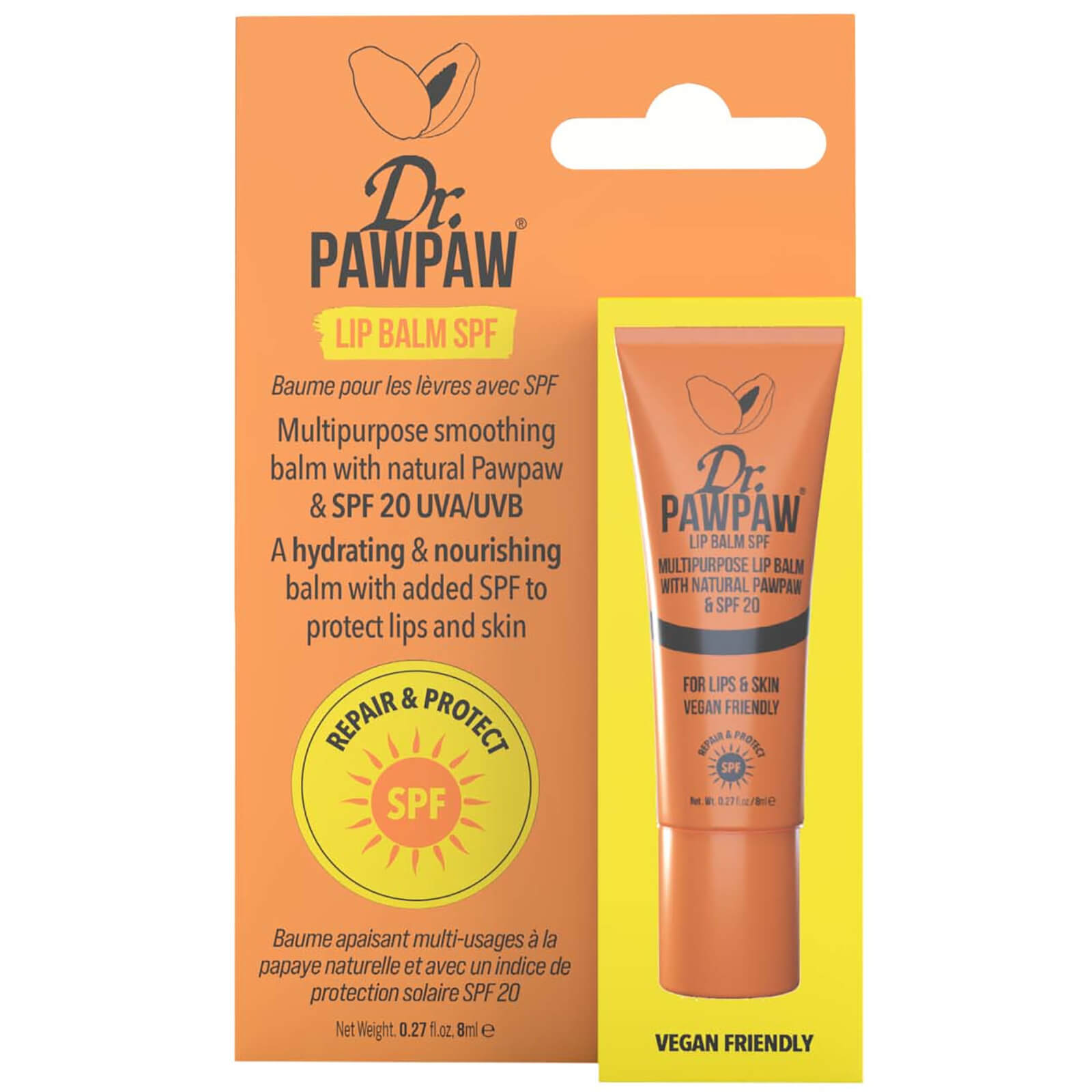 Dr. Pawpaw Spf Repair And Protect Balm 8ml