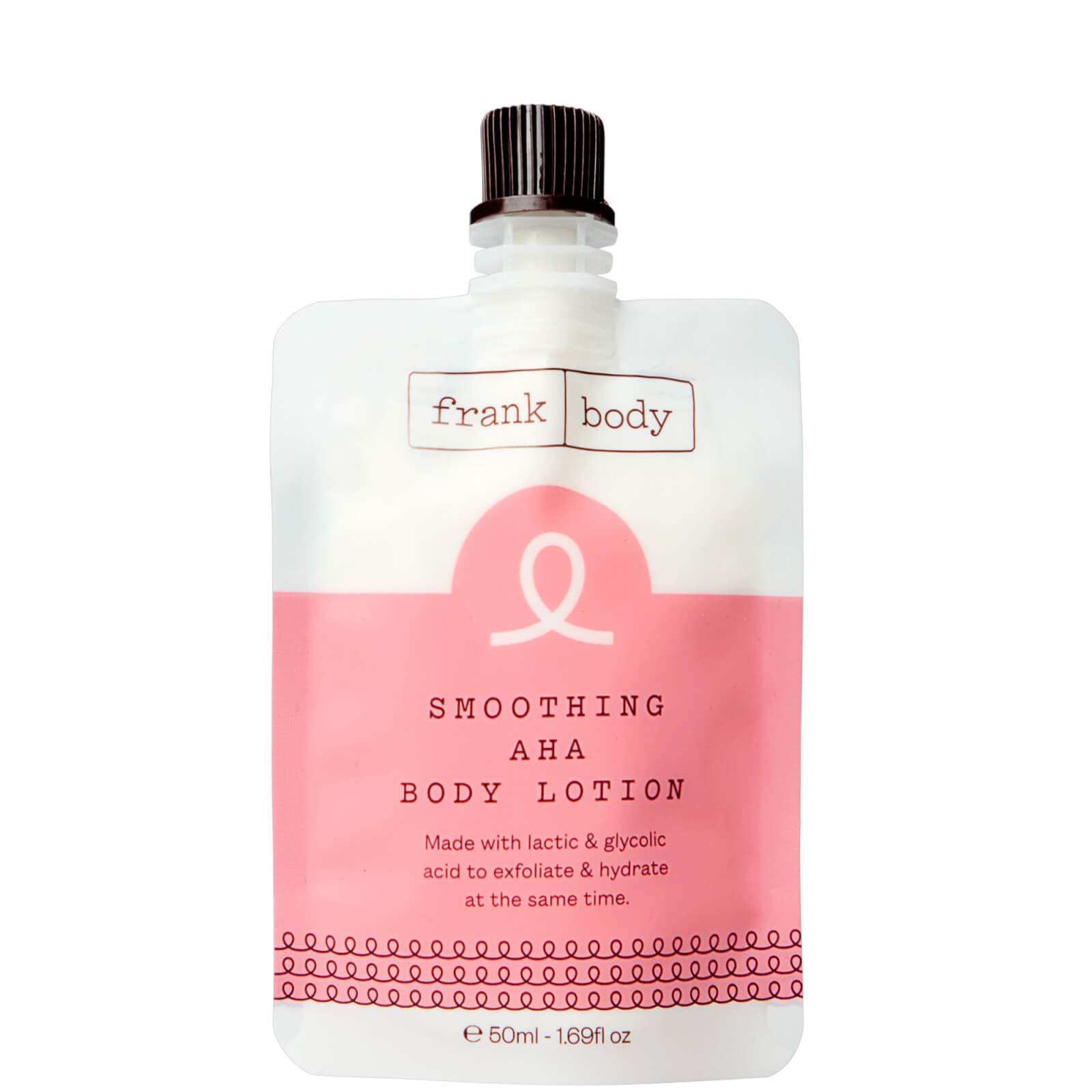 Frank Body Smoothing Aha Lotion 50ml In White