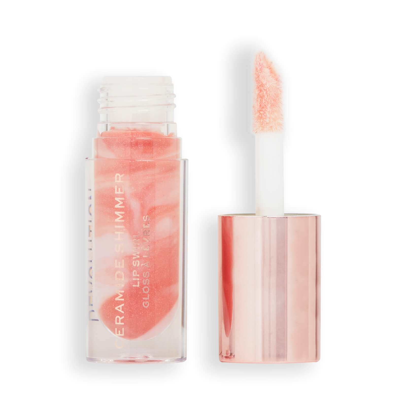 Revolution Festive Allure Ceramide Shimmer Lip Swirl 4.5ml (various Shades) - Glitz Nude