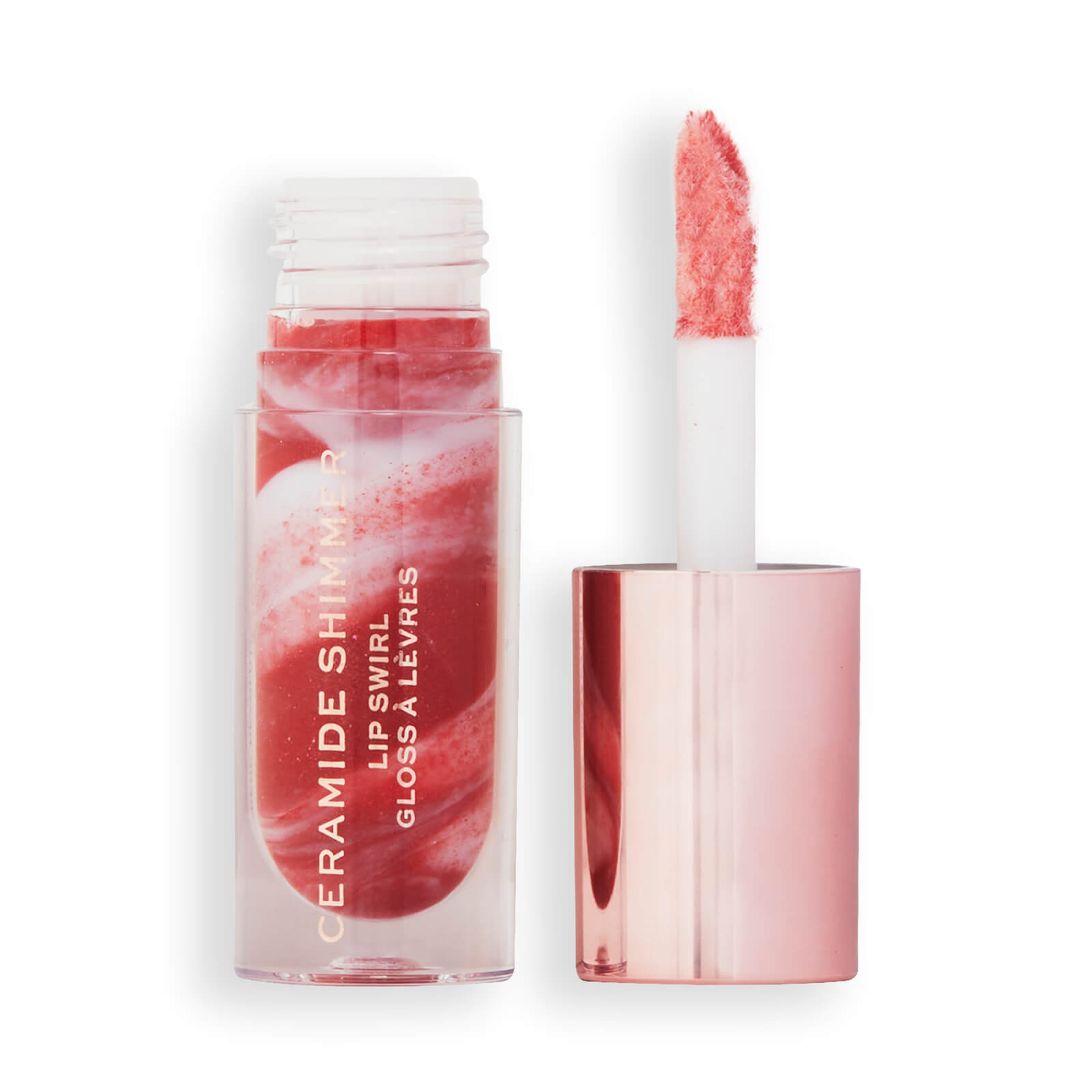 Revolution Festive Allure Ceramide Shimmer Lip Swirl 4.5ml (various Shades) - Out Out Red