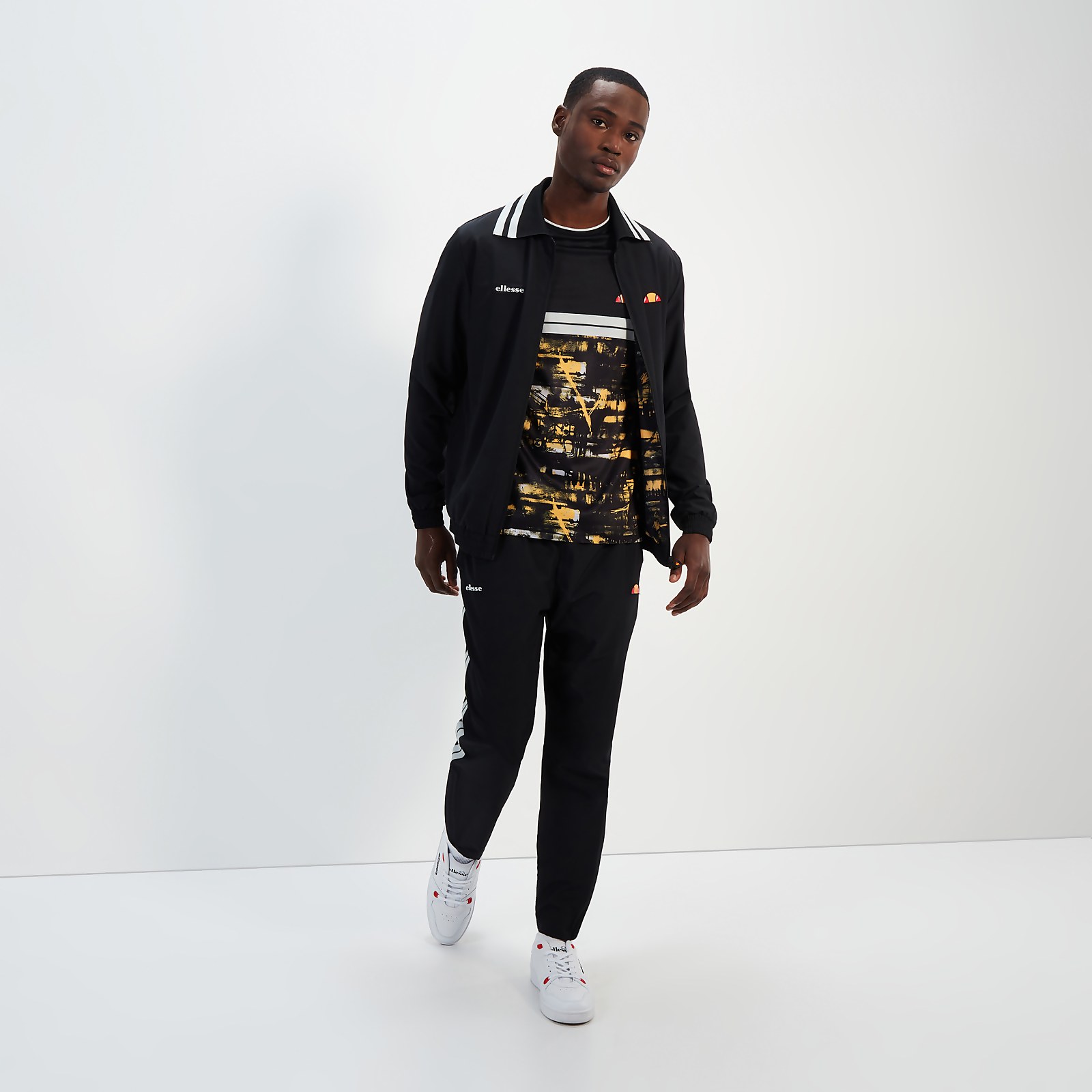 Mens Main Track Top Black/Multi