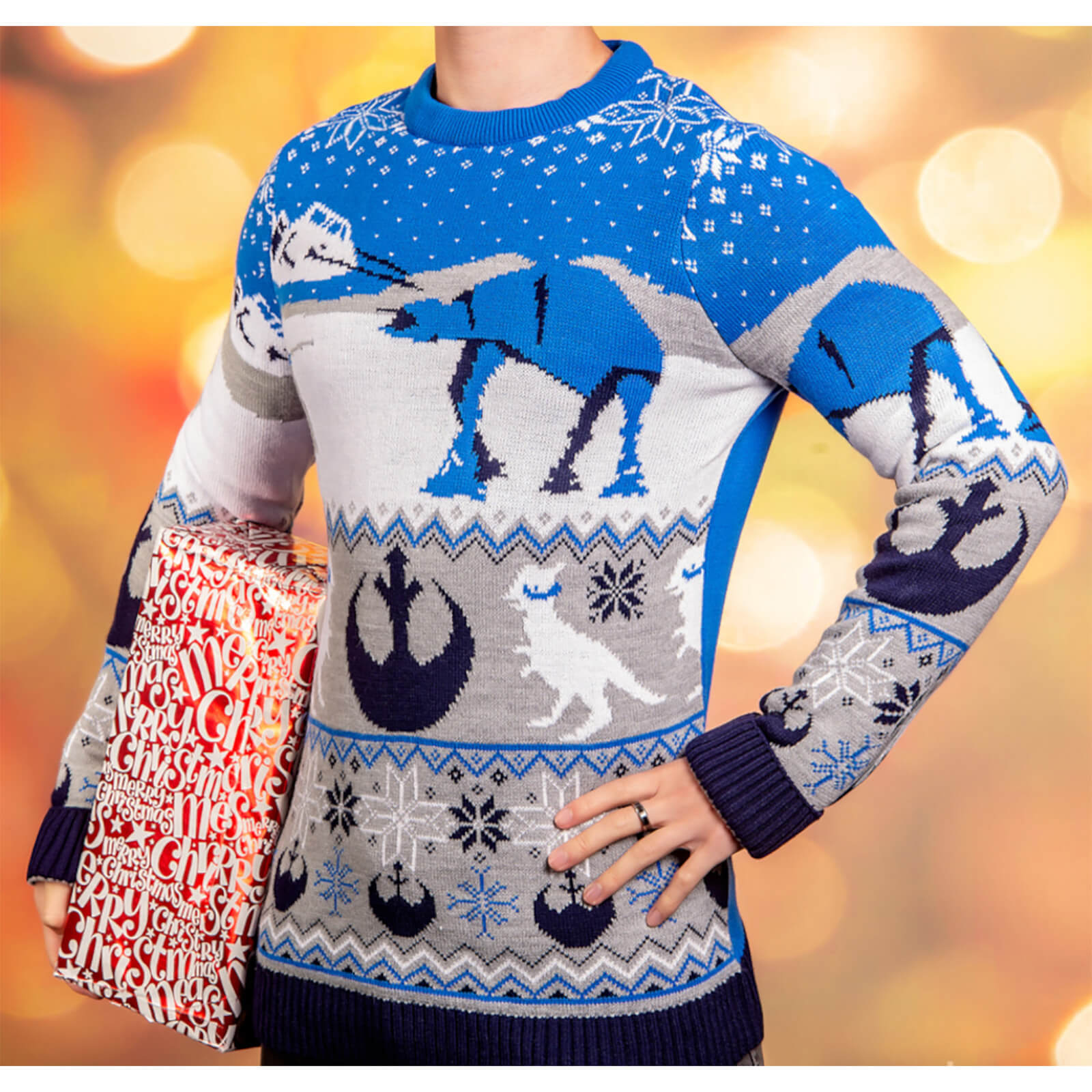 Star Wars Hoth Christmas Jumper - M