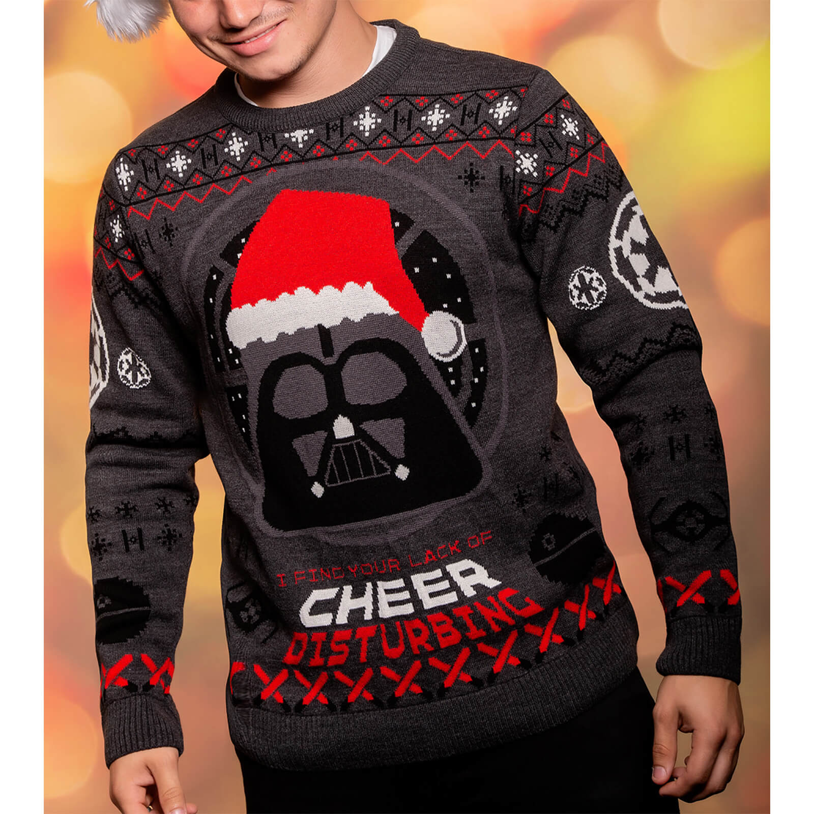 Star Wars Darth Vader Christmas Jumper - M