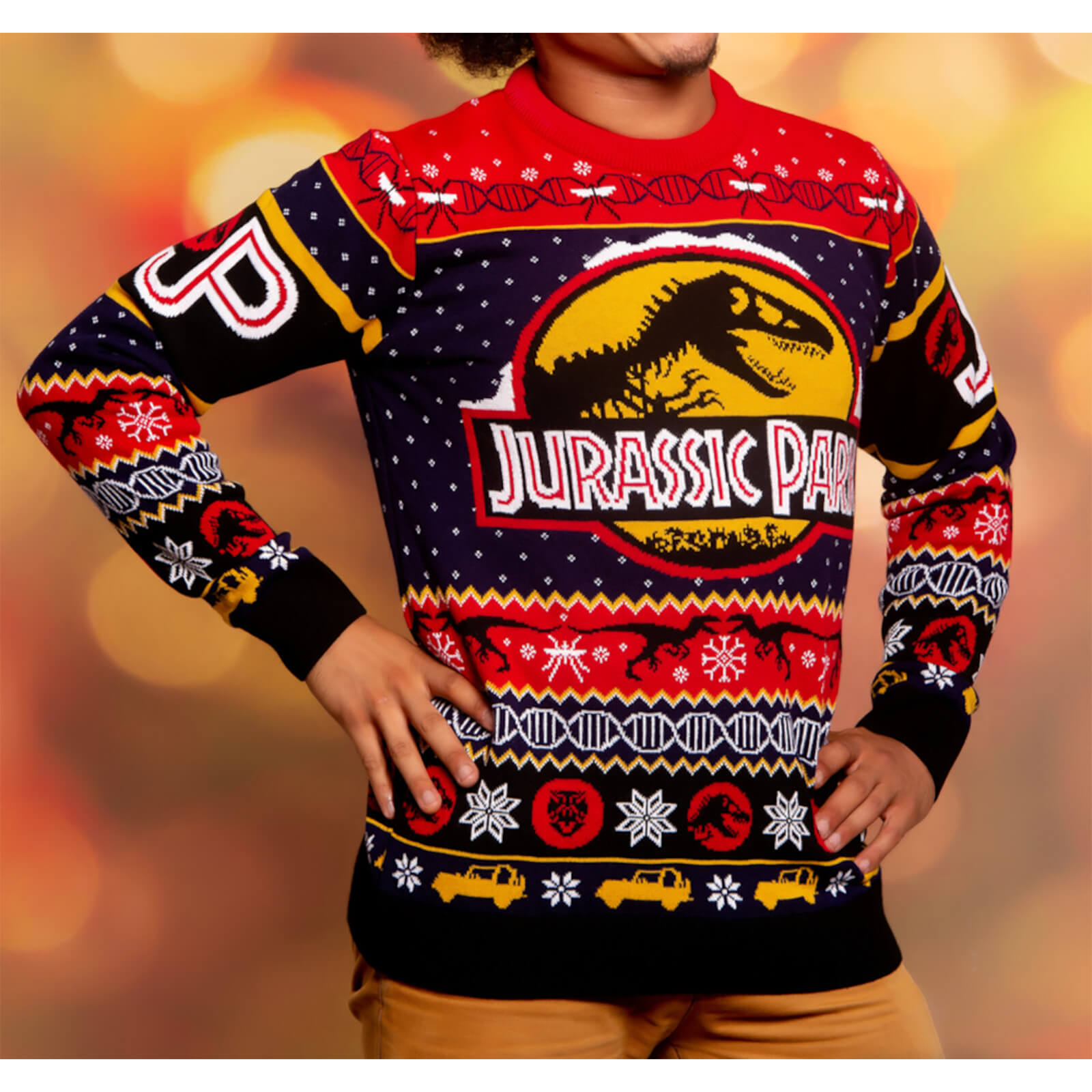 Jurassic Park Christmas Jumper - S