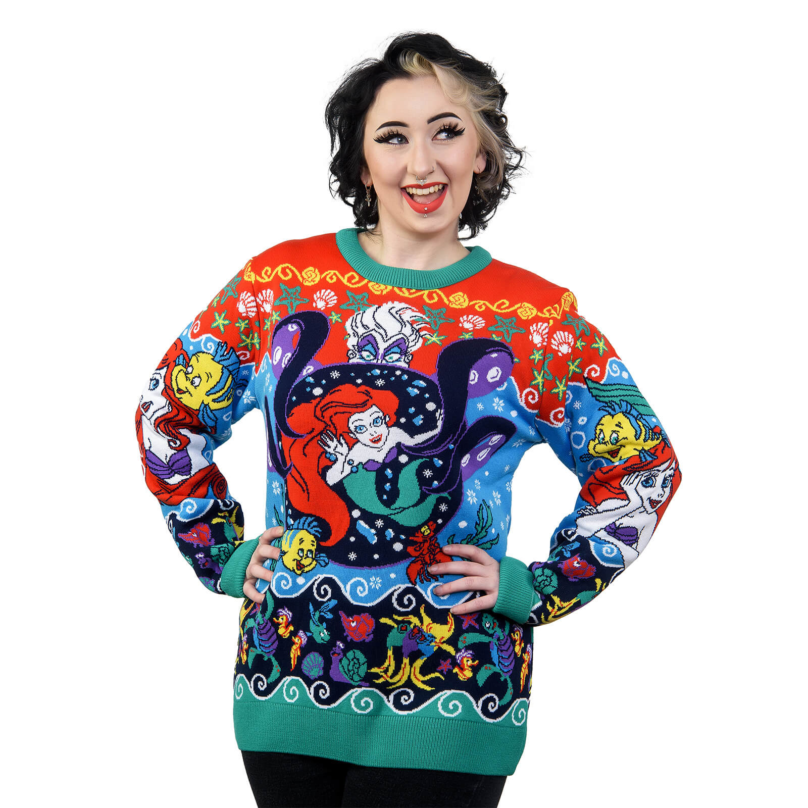 The Little Mermaid Ariel Christmas Jumper - XXL
