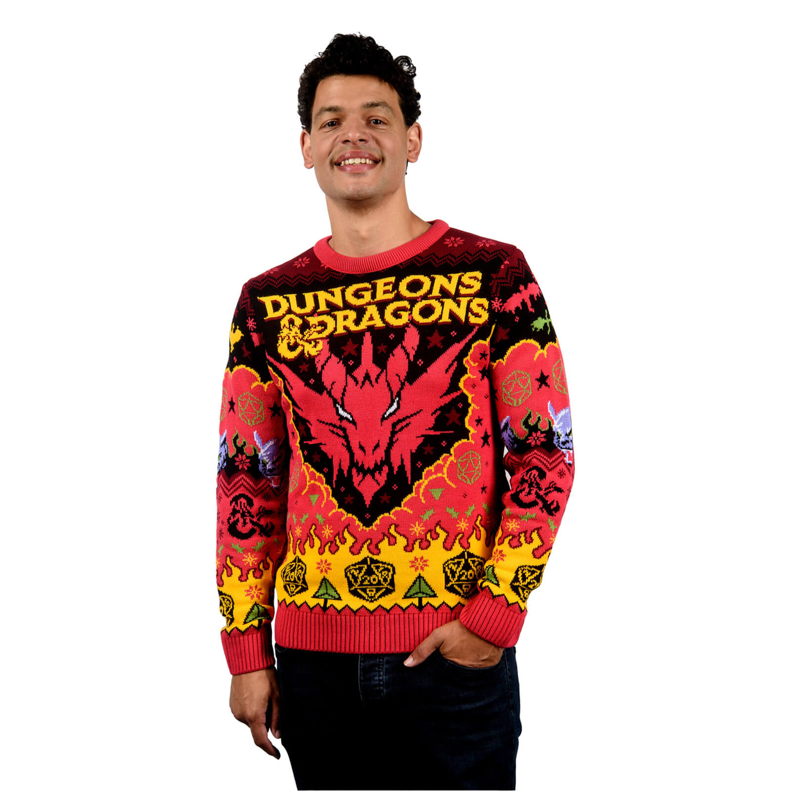 Dungeons & Dragons: Fantastic Creatures Christmas Jumper - XXXL