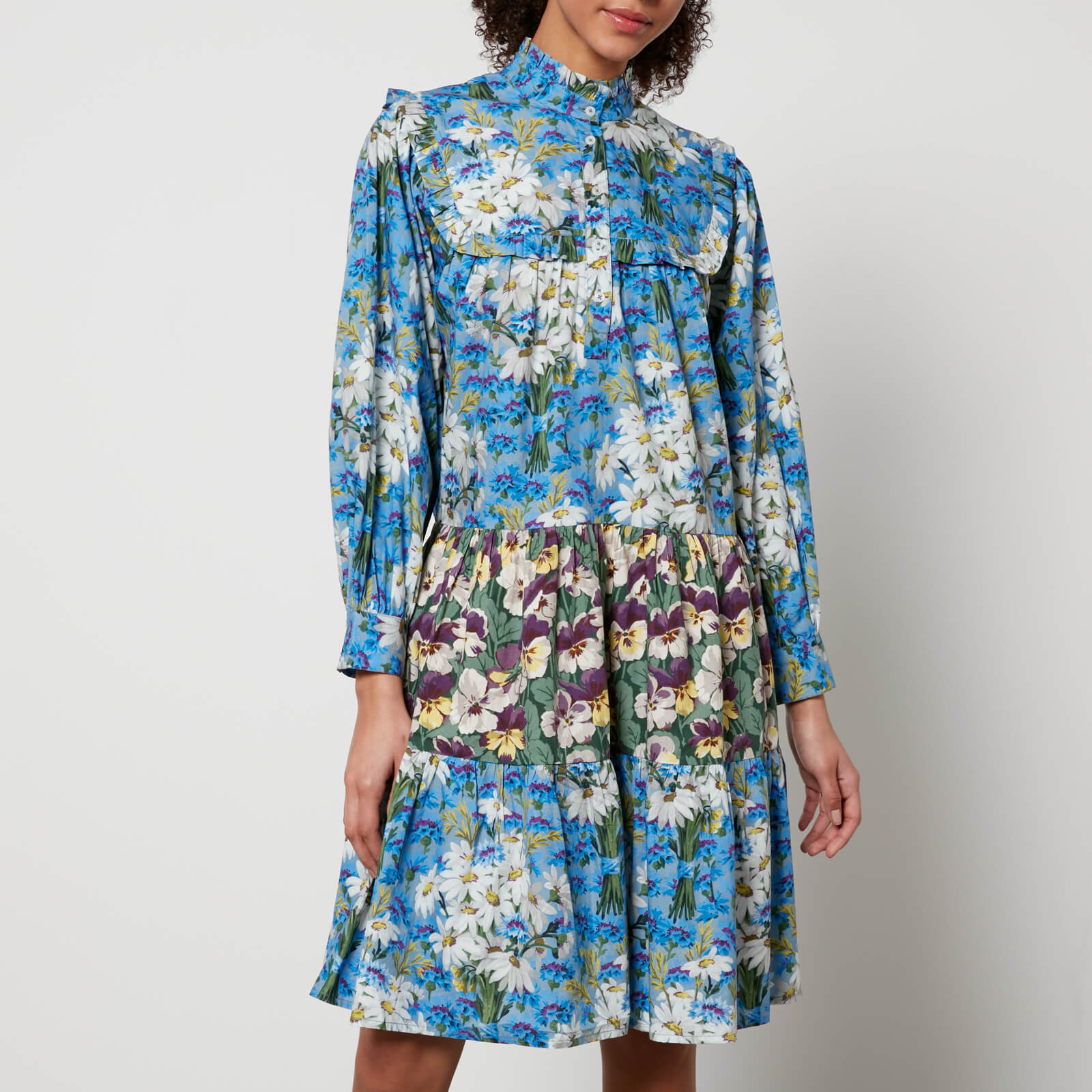 Batsheva X Laura Ashley Carwyn Cotton Mini Dress - US 4/UK 8