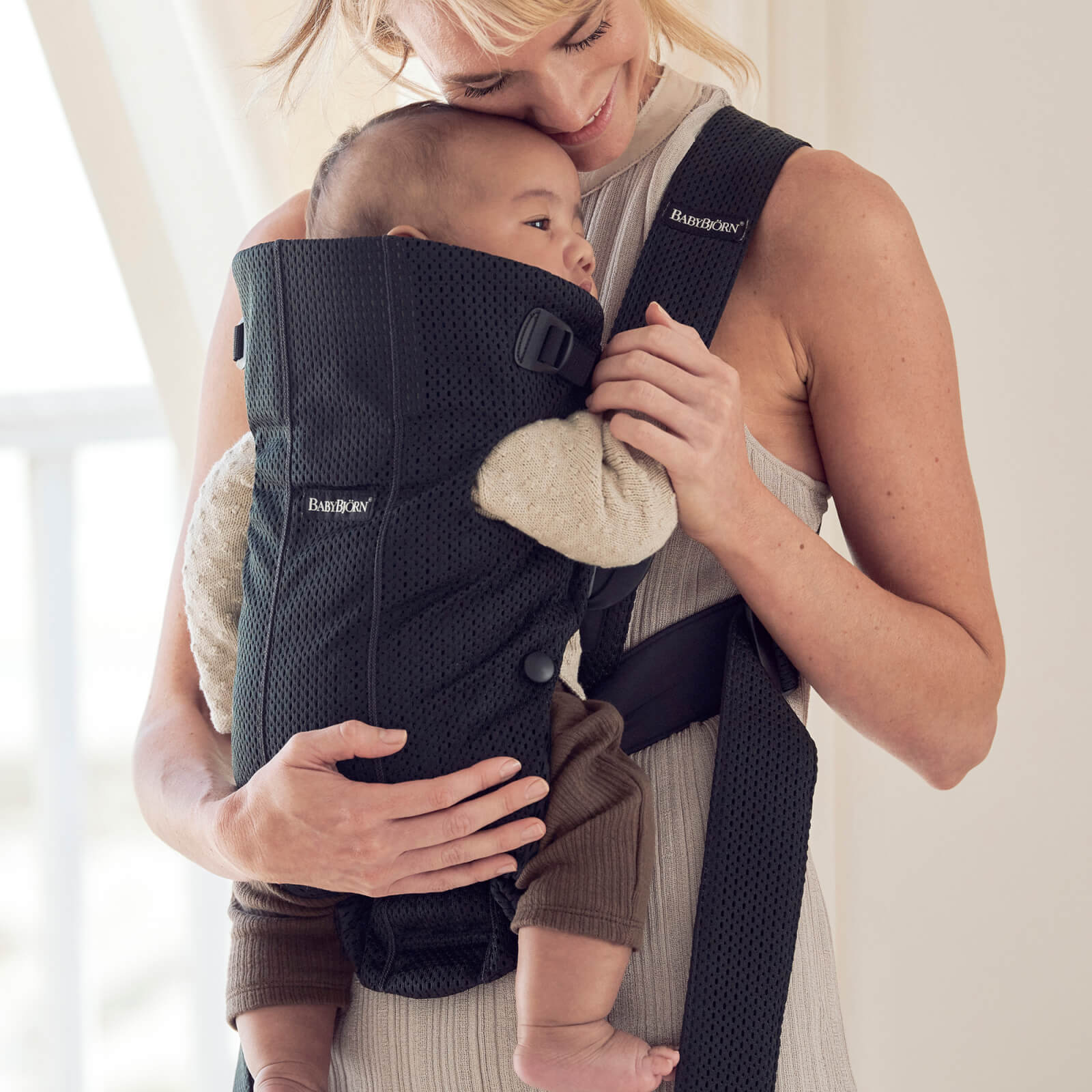 Babybjörn Mini 3D Mesh Baby Carrier - Black