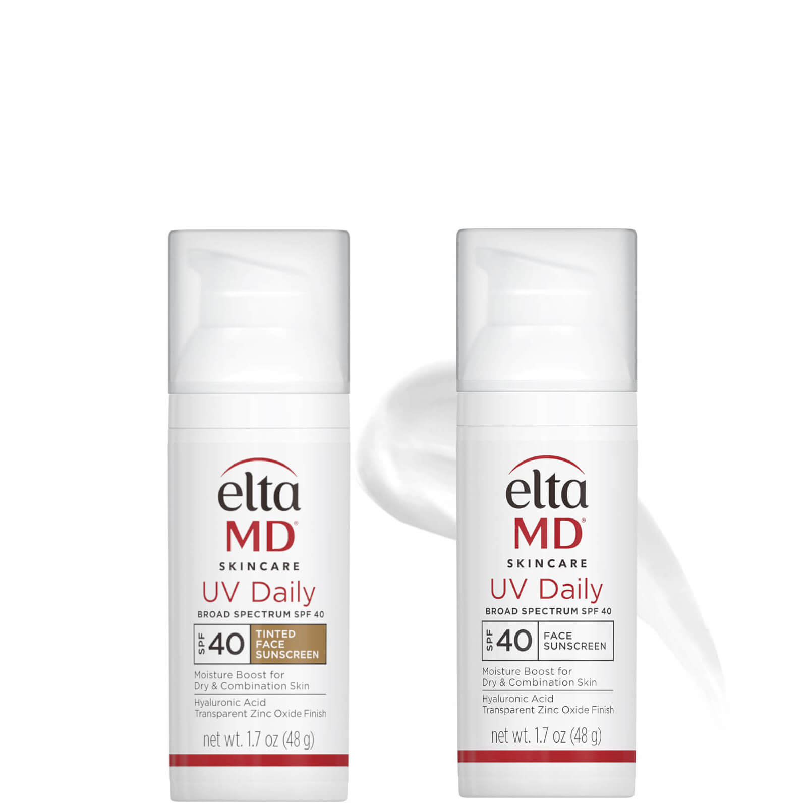 Eltamd Exclusive Uv Daily Broad-spectrum Spf40 Tinted And Untinted Duo