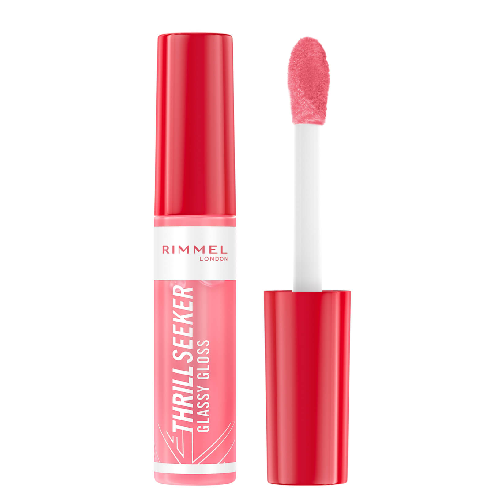 Image of Rimmel London Thrill Seeker Glassy Lip Gloss 10ml (Various Shades) - 500 Pine to the Apple