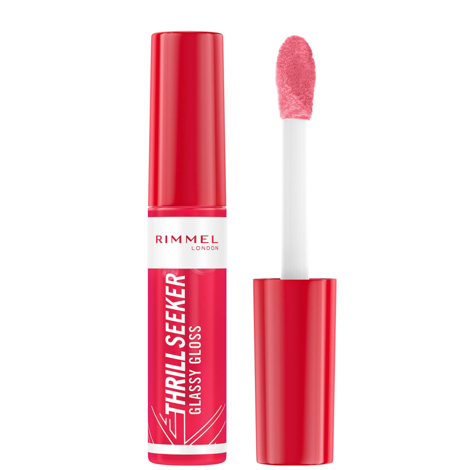 Image of Rimmel London Thrill Seeker Glassy Lip Gloss 10ml (Various Shades) - 600 Berry Glace