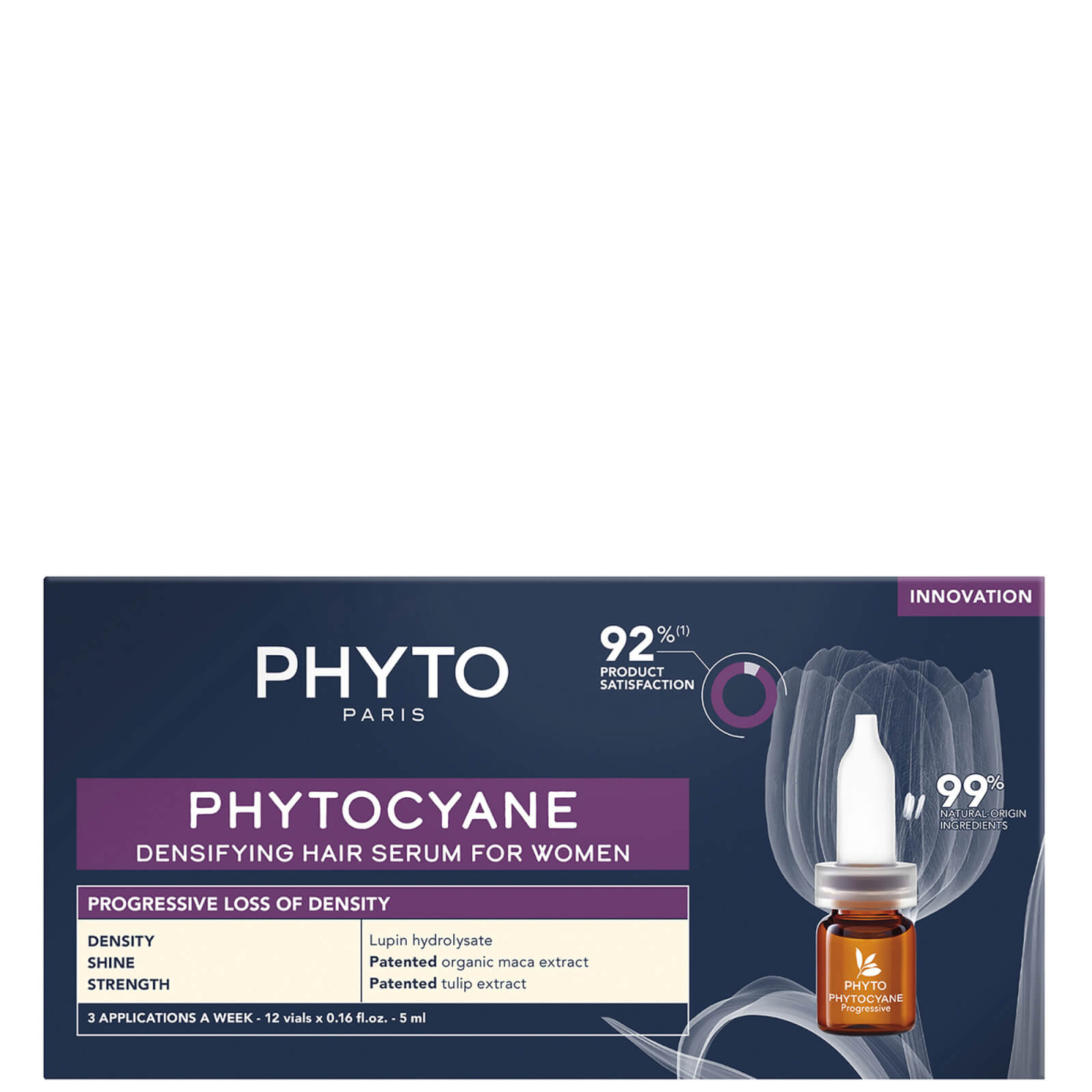 PHYTO PHYTOCYANE Treatment for Women with Progressive Hair Loss 12x5ml product