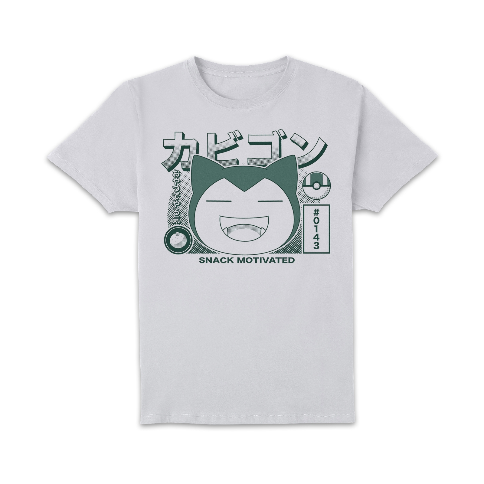 Pokémon Snorlax I'm Hungry T-Shirt - White - L